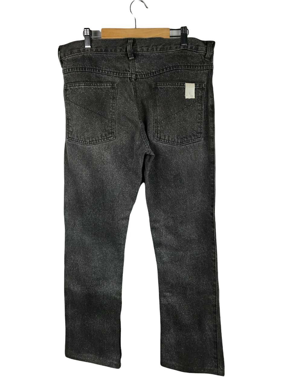 image of N Hoolywood x Seditionaries Mister Hoolywood Acid Wash Slim Denim in Black, Men's (Size 34)