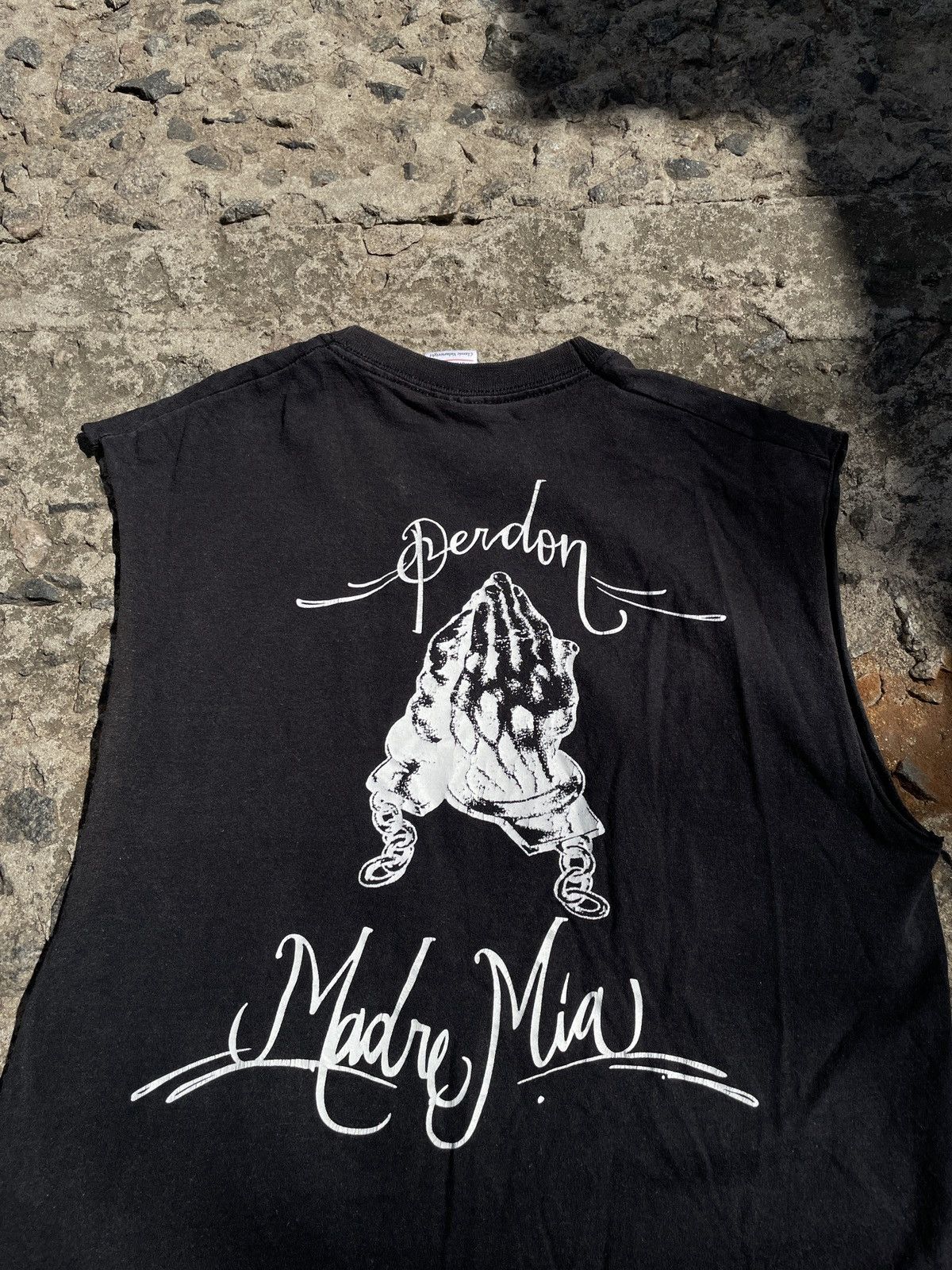 Band Tees × Vintage Vintage 00s Madball ‘Perdon Madre Mia’ Band T-Shirt Size US S / EU 44-46 / 1 - 2 Thumbnail