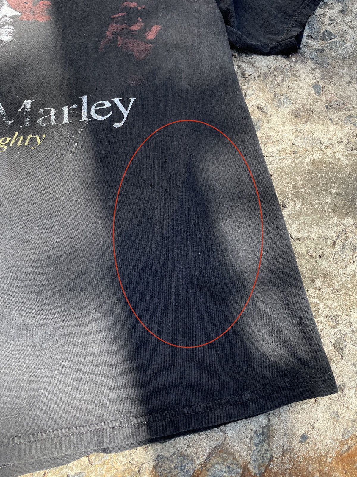 Band Tees × Bob Marley × Vintage Vintage 90s Bob Marley ‘Soul Almighty’ Promo Band Tee Size US L / EU 52-54 / 3 - 5 Thumbnail