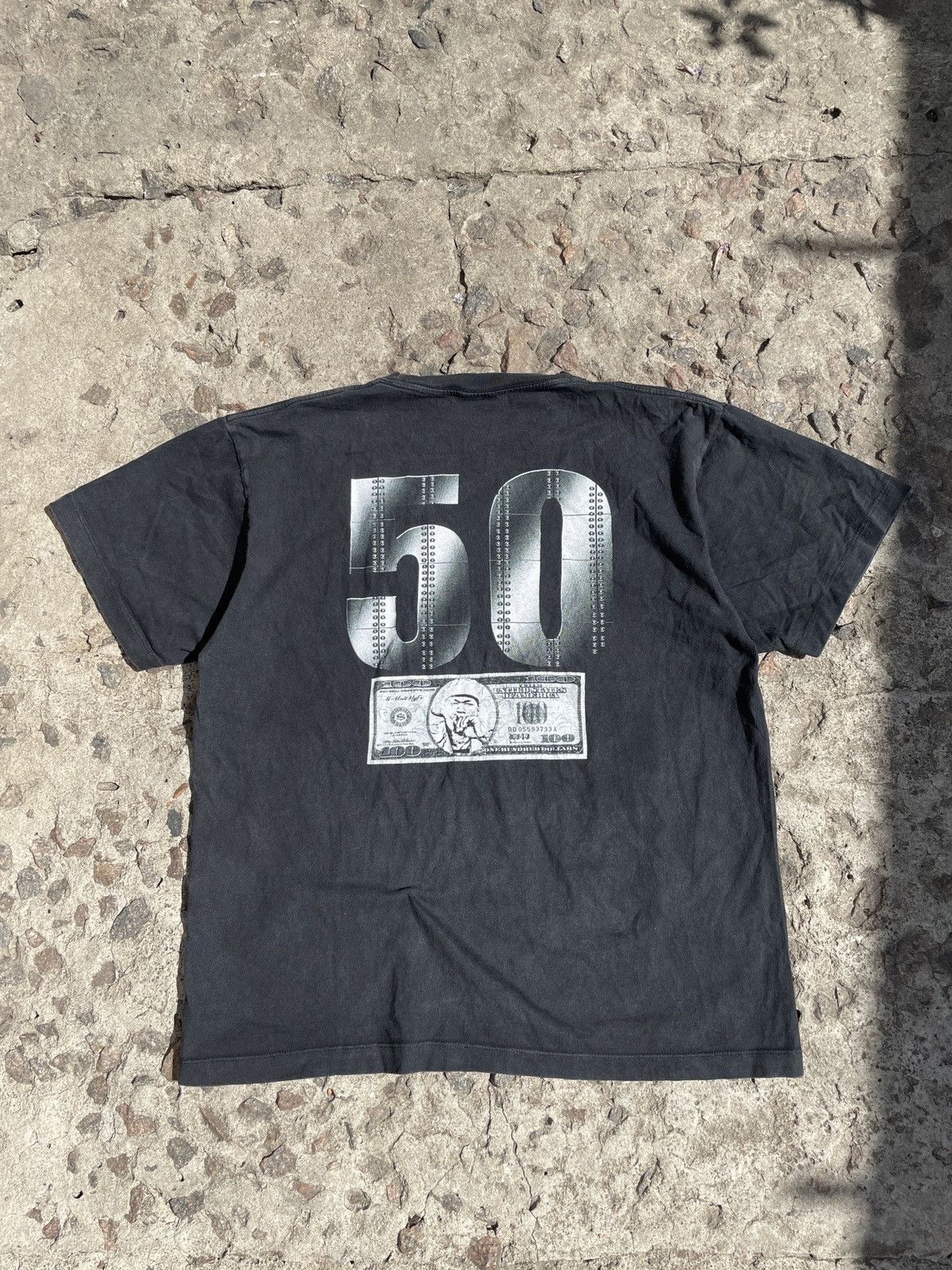 Band Tees × Rap Tees × Vintage Vintage 00s 50 Cent Rap T-Shirt Size US L / EU 52-54 / 3 - 5 Thumbnail
