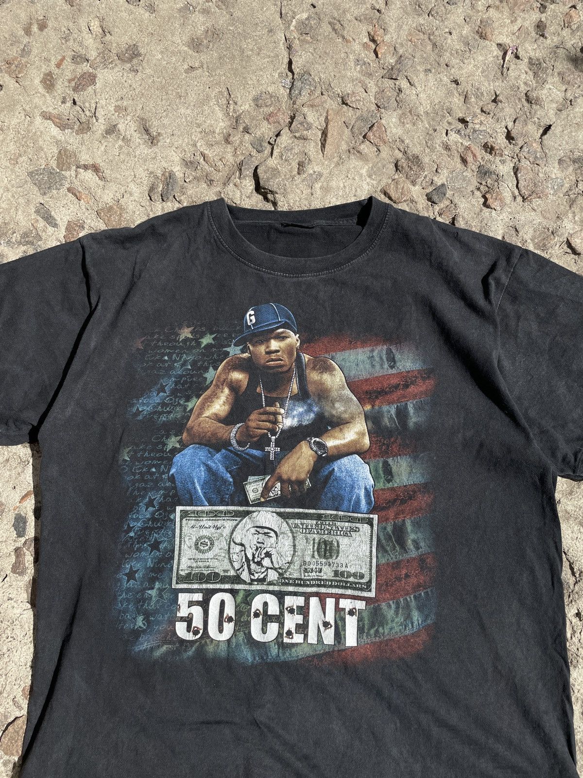 Band Tees × Rap Tees × Vintage Vintage 00s 50 Cent Rap T-Shirt Size US L / EU 52-54 / 3 - 2 Thumbnail
