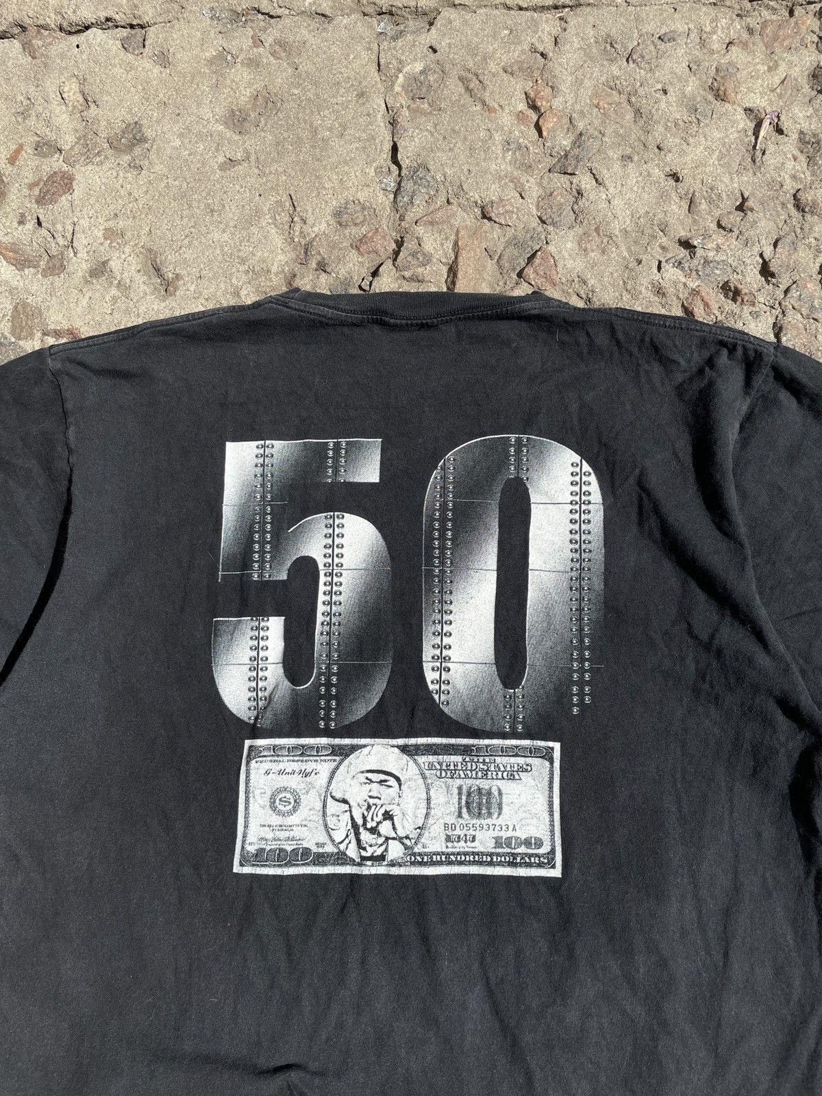 Band Tees × Rap Tees × Vintage Vintage 00s 50 Cent Rap T-Shirt Size US L / EU 52-54 / 3 - 6 Thumbnail
