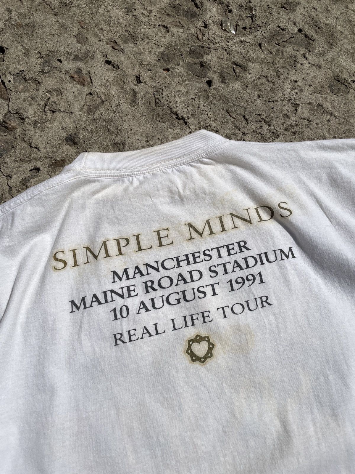 Band Tees × Vintage Vintage 1991 Simple Minds ‘Real Life’ Tour Band T-Shirt Size US L / EU 52-54 / 3 - 10 Thumbnail