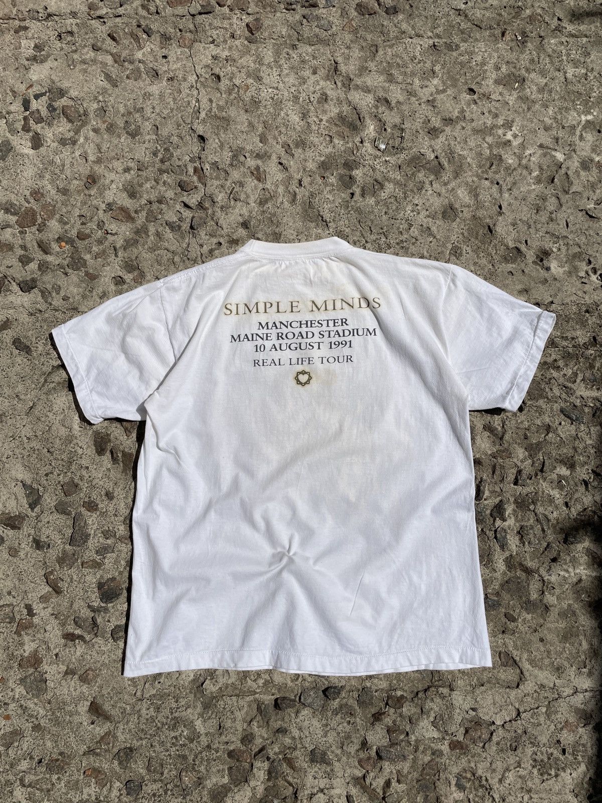 Band Tees × Vintage Vintage 1991 Simple Minds ‘Real Life’ Tour Band T-Shirt Size US L / EU 52-54 / 3 - 9 Thumbnail