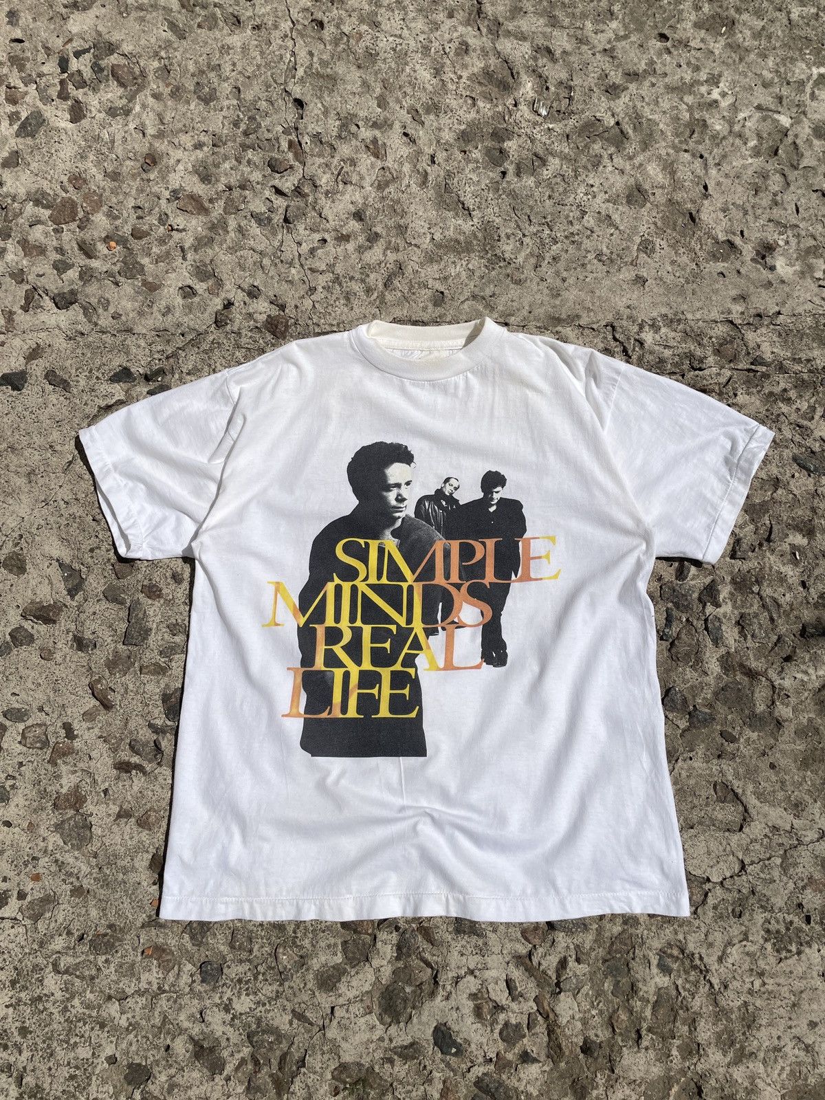 Band Tees × Vintage Vintage 1991 Simple Minds ‘Real Life’ Tour Band T-Shirt Size US L / EU 52-54 / 3 - 1 Thumbnail