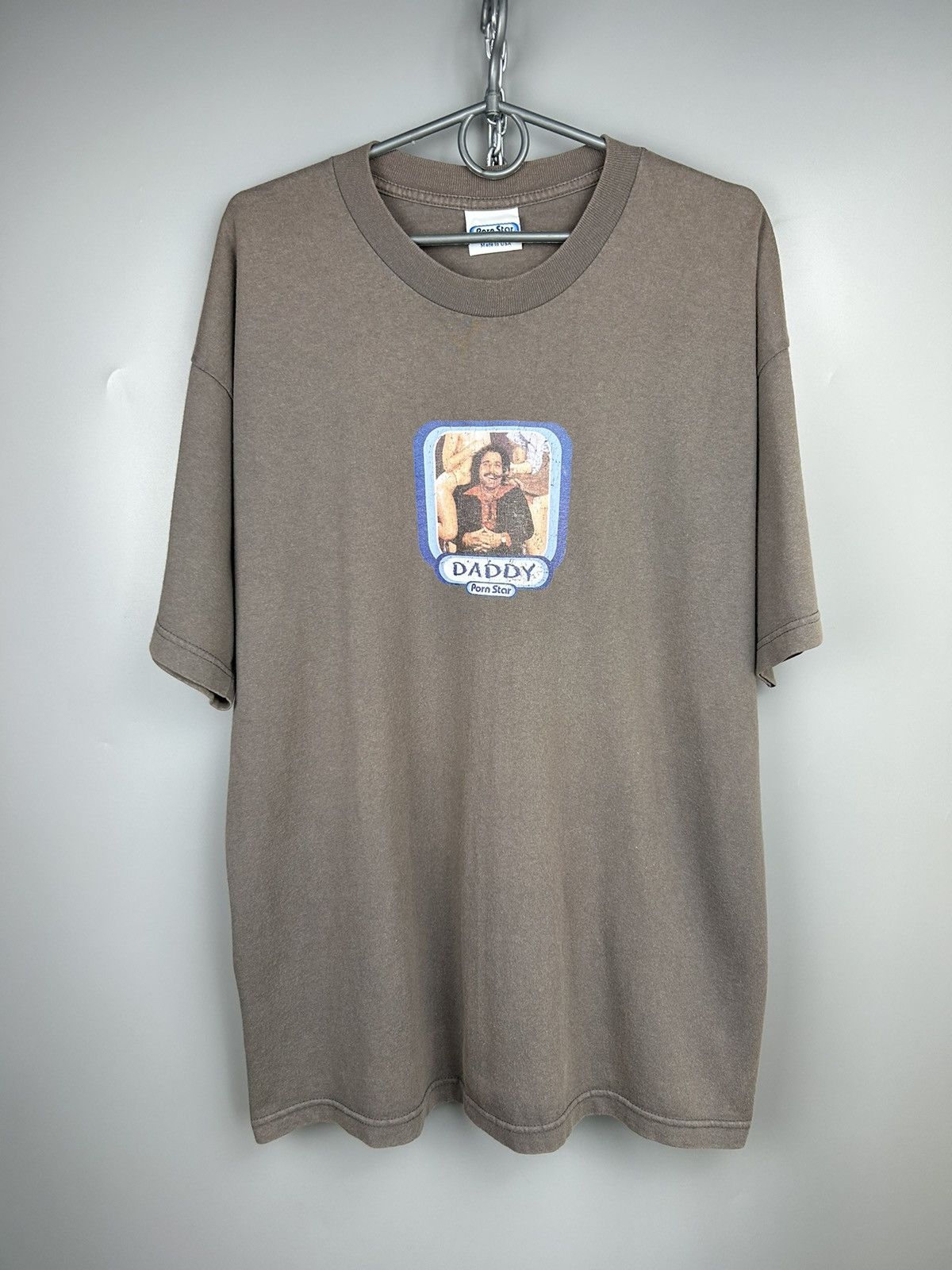 Vintage VINTAGE 90s PORNSTAR BRAND PORN THRASHED DADDY SHIRT | Grailed