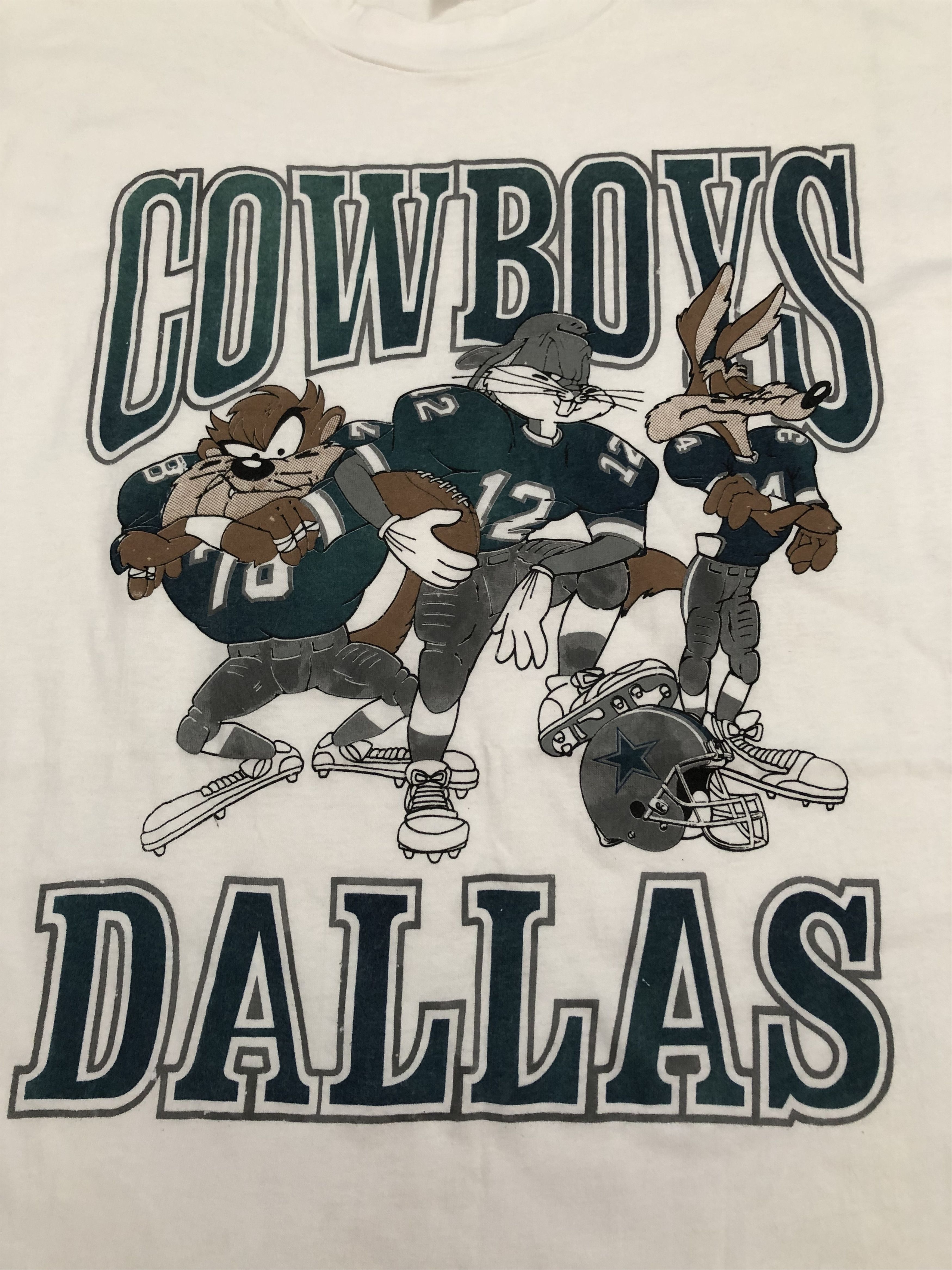 Cartoon Network Vintage NFL Cowboys Dallas X Looney Tunes T-shirts Size US L / EU 52-54 / 3 - 2 Thumbnail