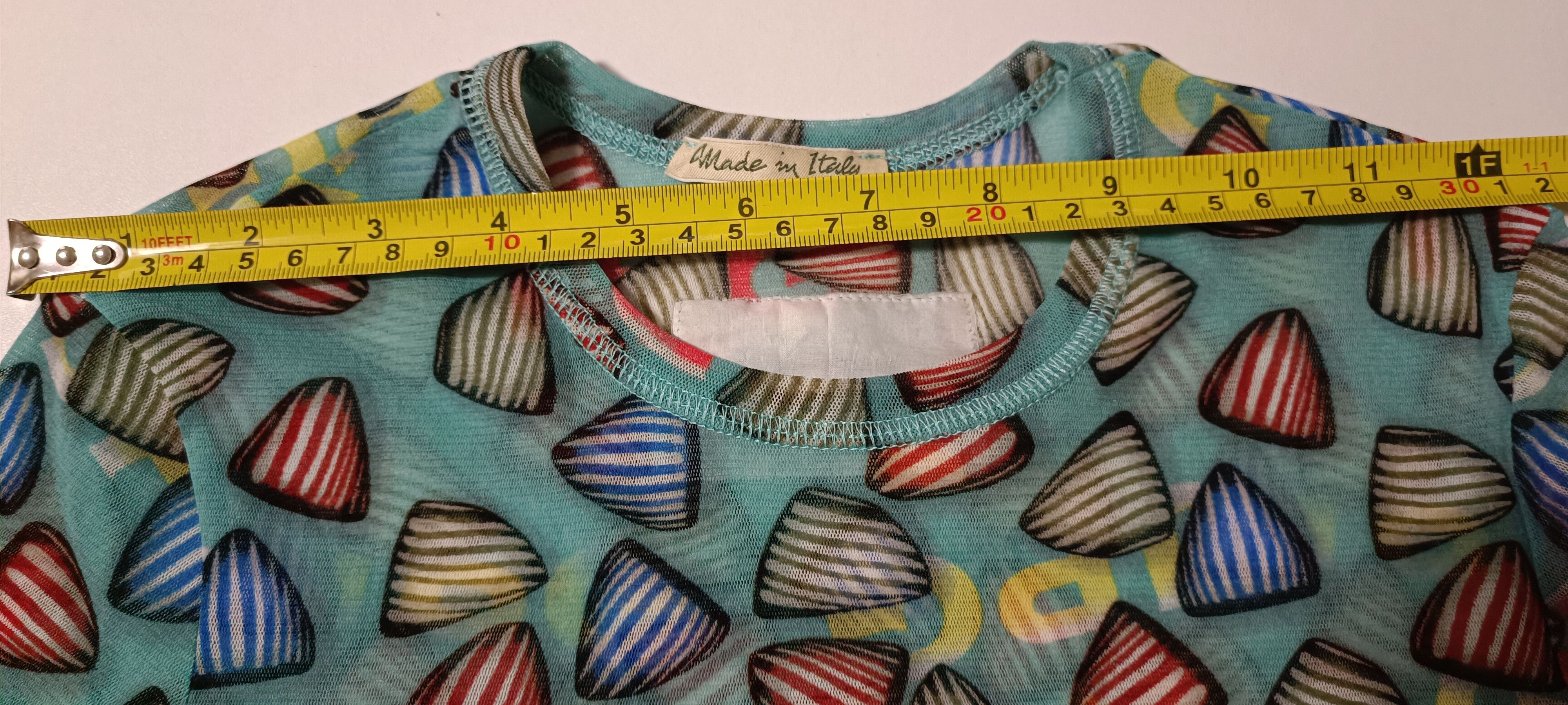 Jean Paul Gaultier SS2001- Mesh top with print of triangular-shaped candies Size M / US 6-8 / IT 42-44 - 23 Thumbnail