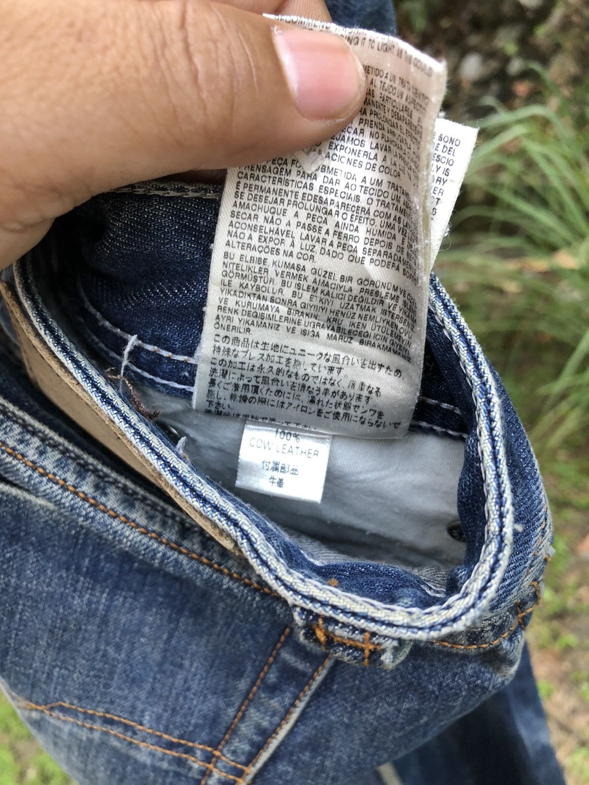 Diesel Vintage 90's Diesel Thrashed Denim Pants Size US 38 / EU 54 - 20 Thumbnail