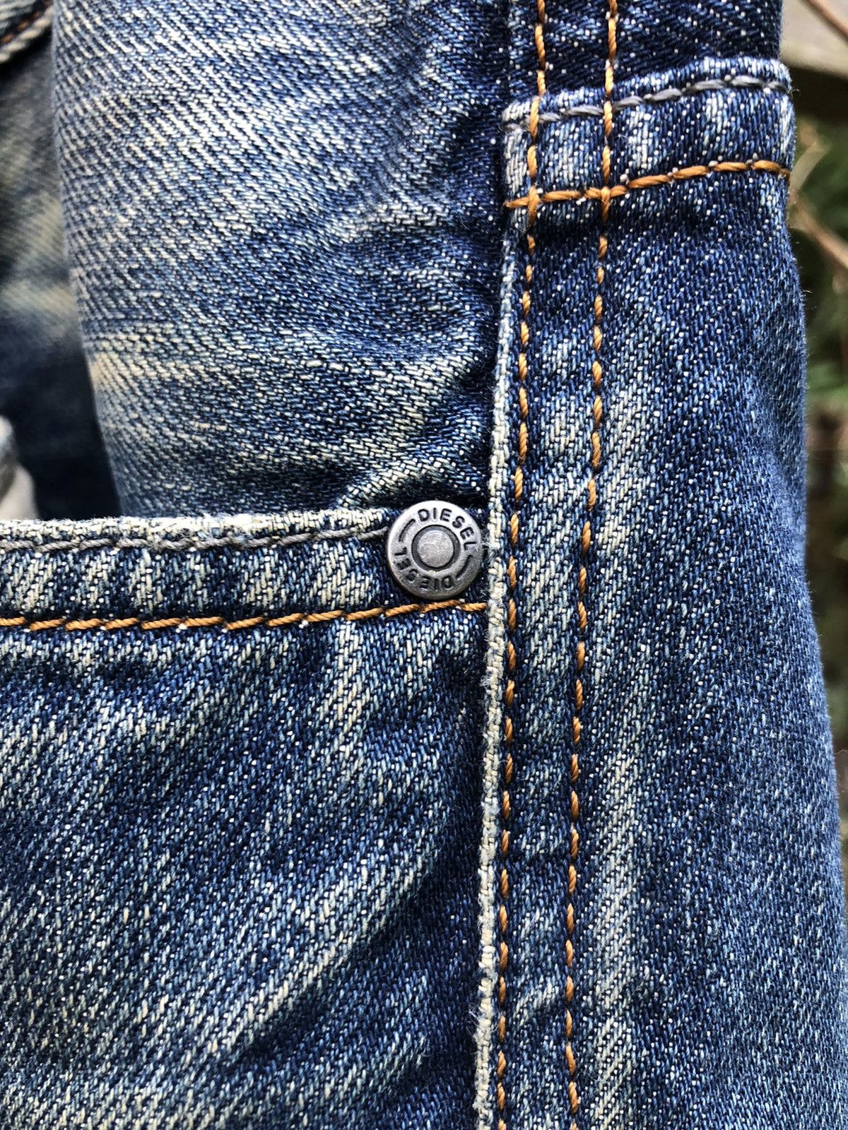 Diesel Vintage 90's Diesel Thrashed Denim Pants Size US 38 / EU 54 - 13 Thumbnail