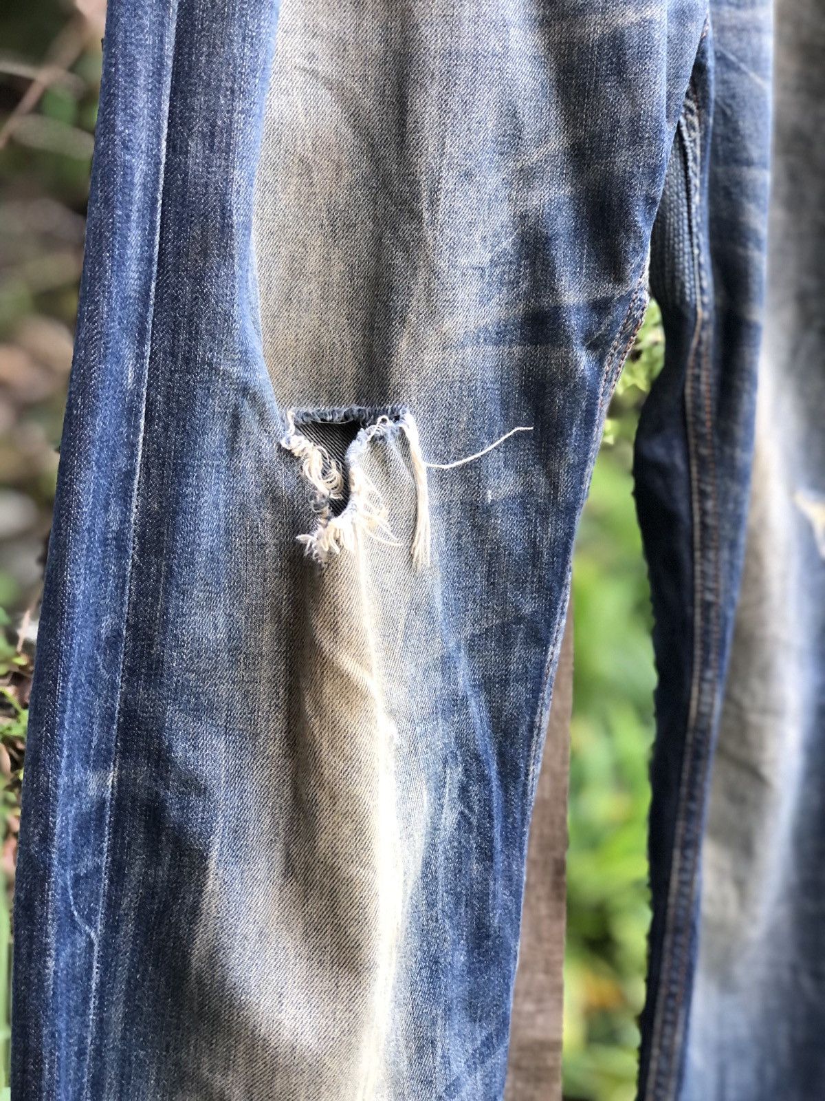 Diesel Vintage 90's Diesel Thrashed Denim Pants Size US 38 / EU 54 - 3 Thumbnail