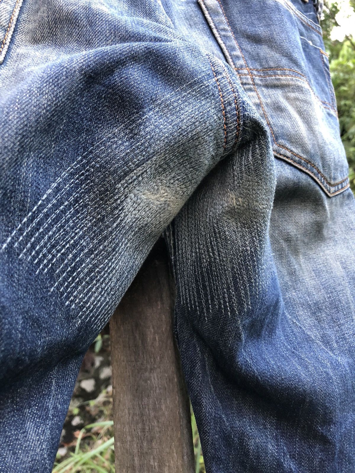 Diesel Vintage 90's Diesel Thrashed Denim Pants Size US 38 / EU 54 - 15 Thumbnail