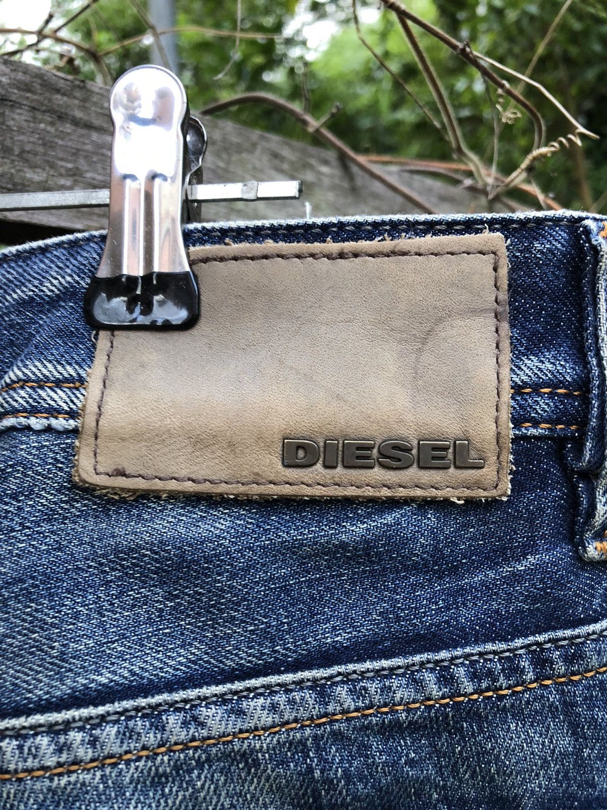 Diesel Vintage 90's Diesel Thrashed Denim Pants Size US 38 / EU 54 - 16 Thumbnail