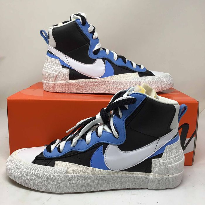 Sacai x 'blazer mid black clearance blue