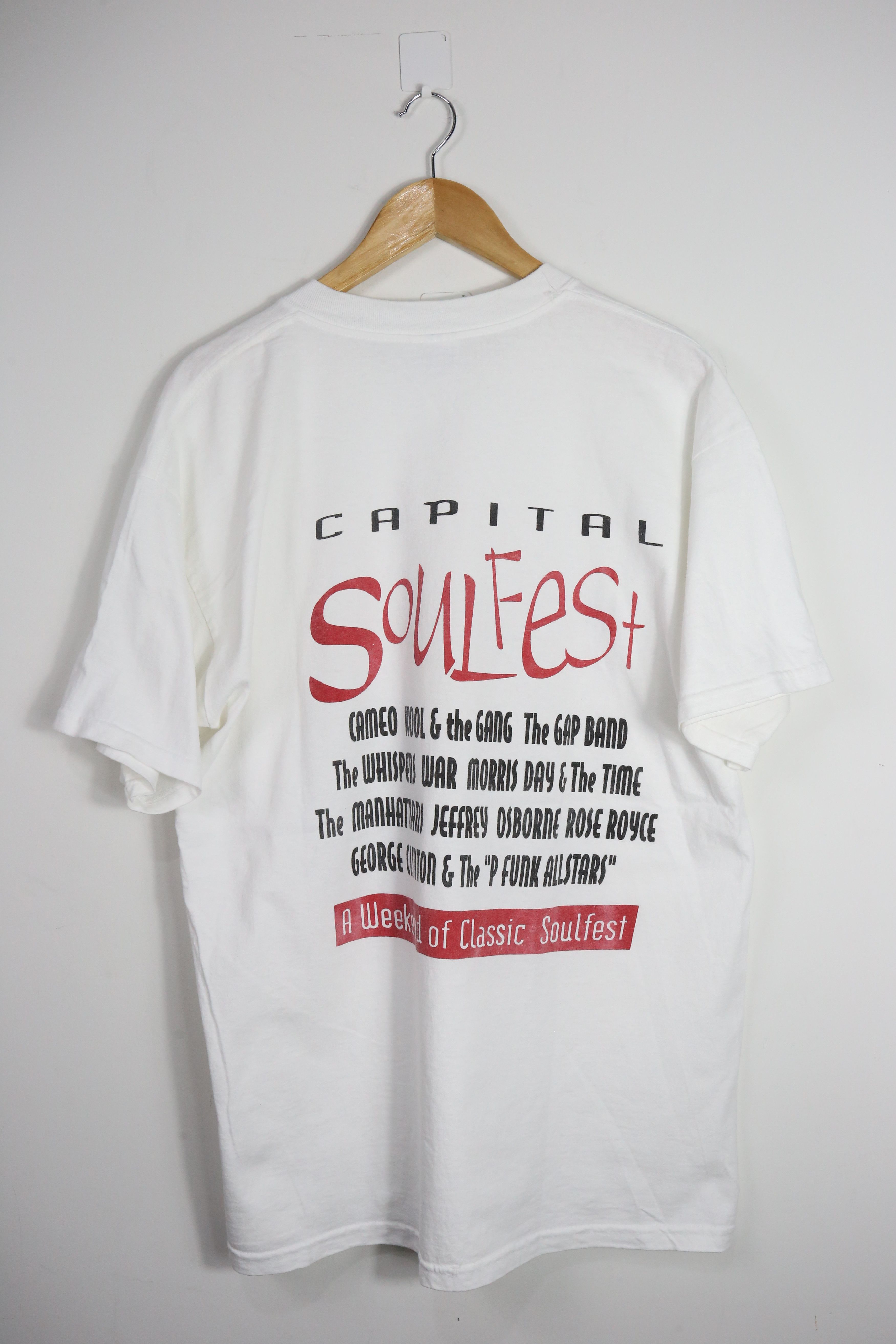 Band Tees × Vintage GTMA281 Vtg. Capital soul festival 98 jazz music shirt (XL) Size US XL / EU 56 / 4 - 2 Thumbnail