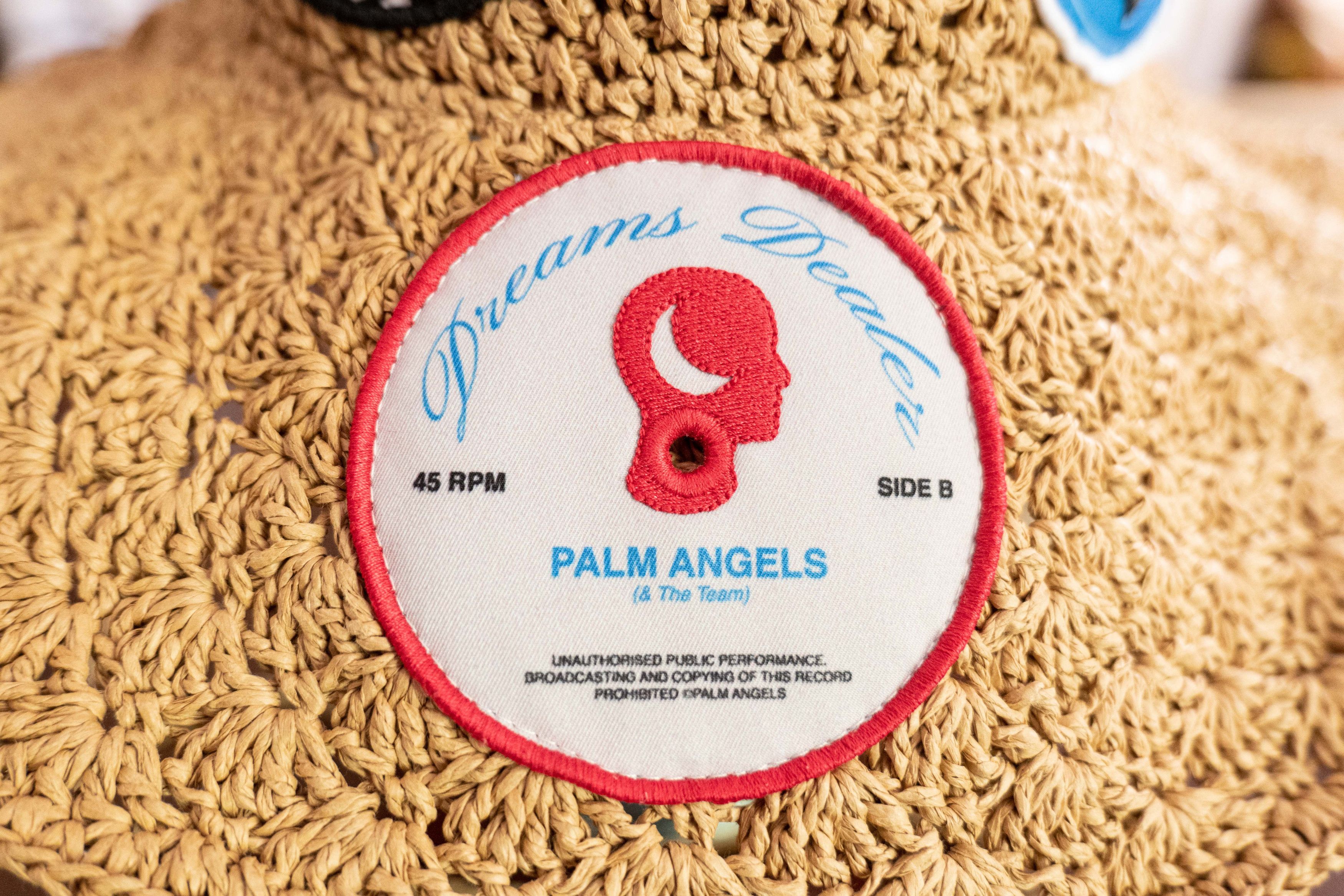 Palm Angels crocheted embroidered patch hat Size ONE SIZE - 8 Thumbnail