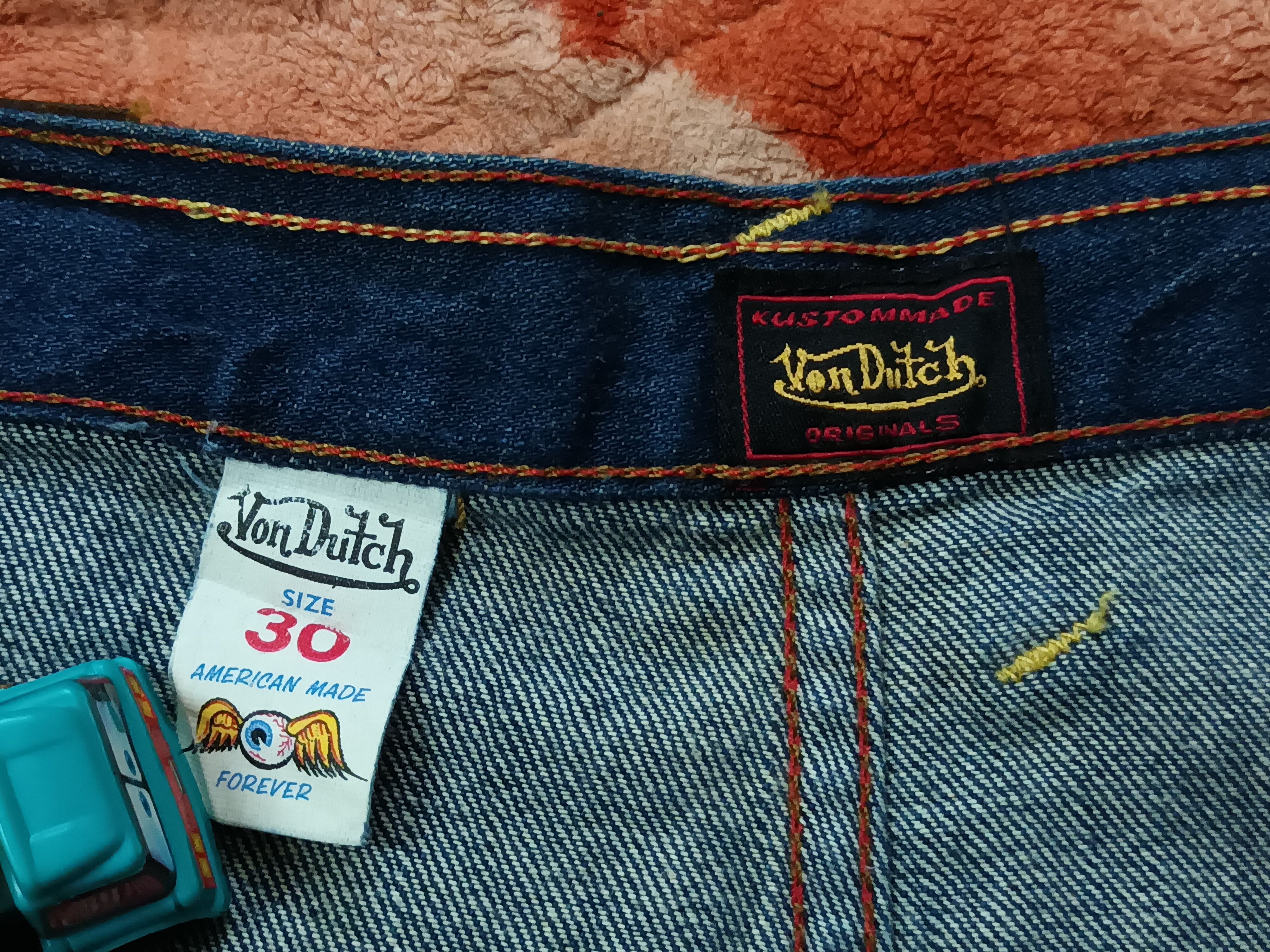 Von Dutch 🔥 VON DUCTH CARPENTER DENIM PANTS🔥 Size US 30 / EU 46 - 4 Thumbnail