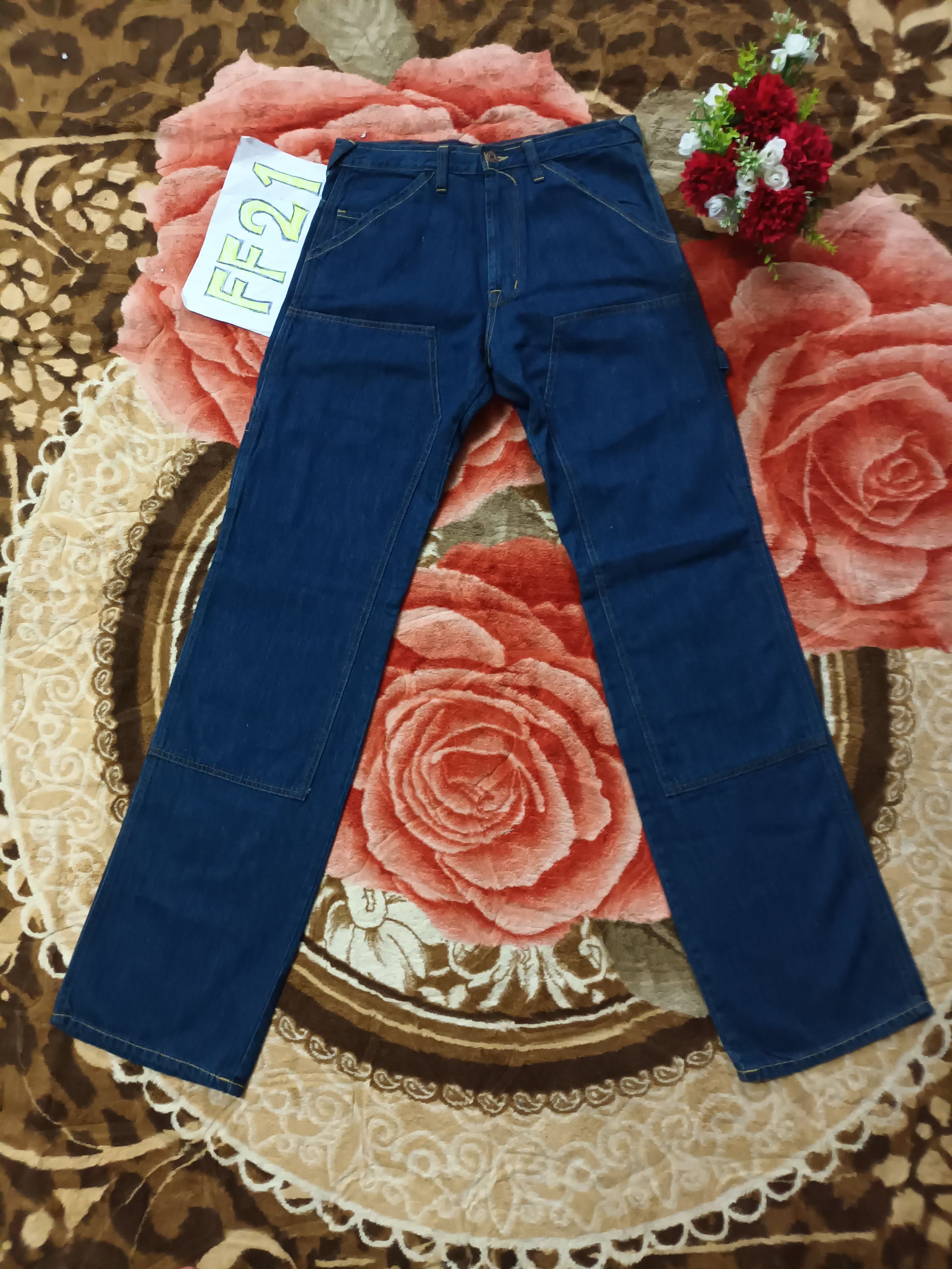 Image of Von Dutch Carpenter Denim Pants in Blue, Men's (Size 30)