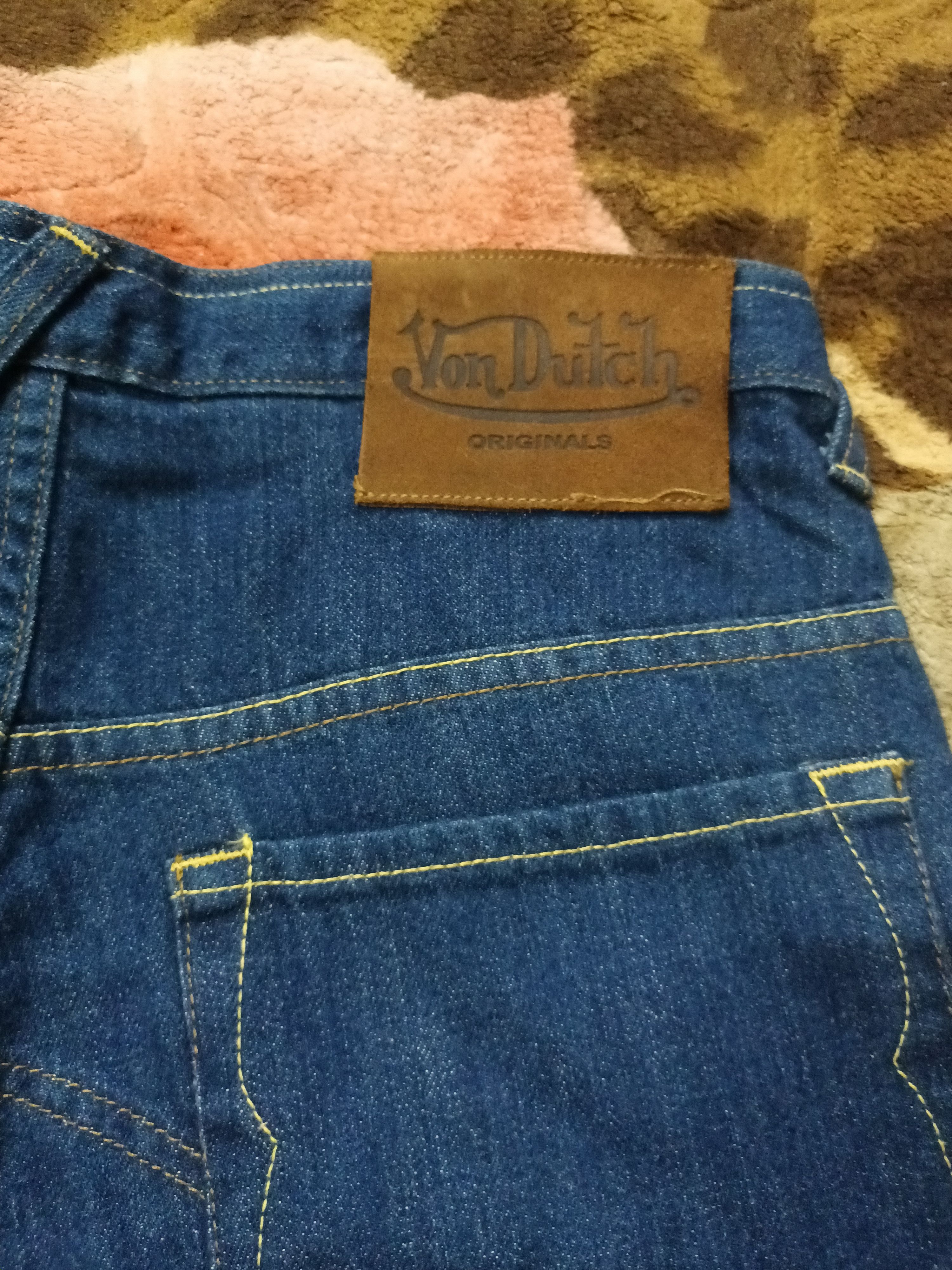 Von Dutch 🔥 VON DUCTH CARPENTER DENIM PANTS🔥 Size US 30 / EU 46 - 3 Thumbnail