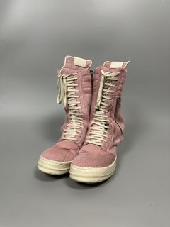 Rick Owens Pink Cargo Baskets | Grailed