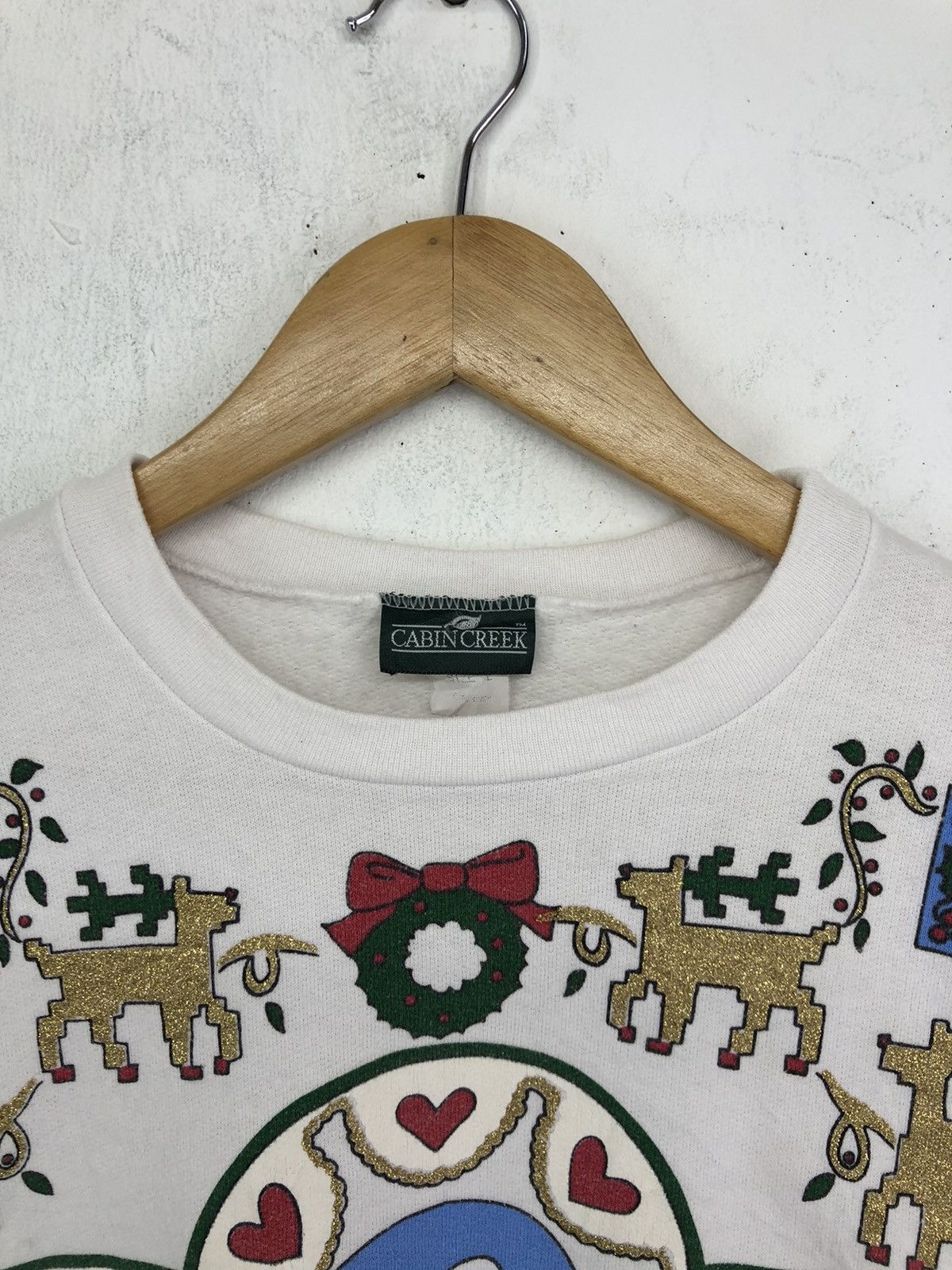 Cabin Creek × Vintage Vintage Christmas Fullprint Crewneck Sweatshirt©️1991 Size US L / EU 52-54 / 3 - 4 Thumbnail