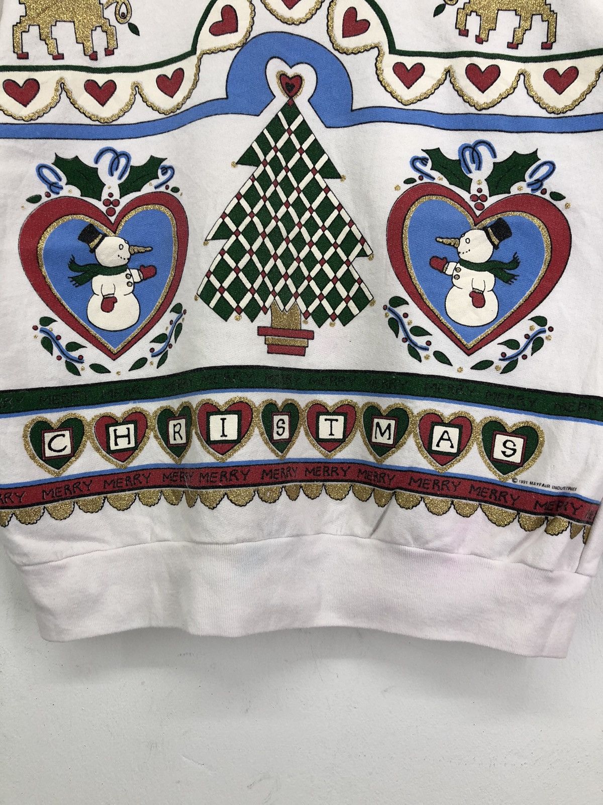Cabin Creek × Vintage Vintage Christmas Fullprint Crewneck Sweatshirt©️1991 Size US L / EU 52-54 / 3 - 12 Thumbnail