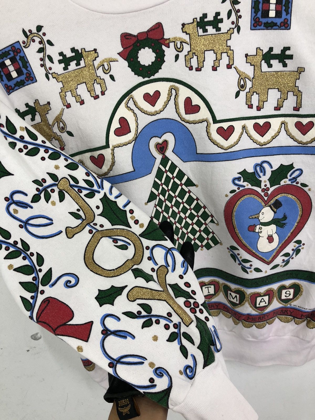 Cabin Creek × Vintage Vintage Christmas Fullprint Crewneck Sweatshirt©️1991 Size US L / EU 52-54 / 3 - 10 Thumbnail
