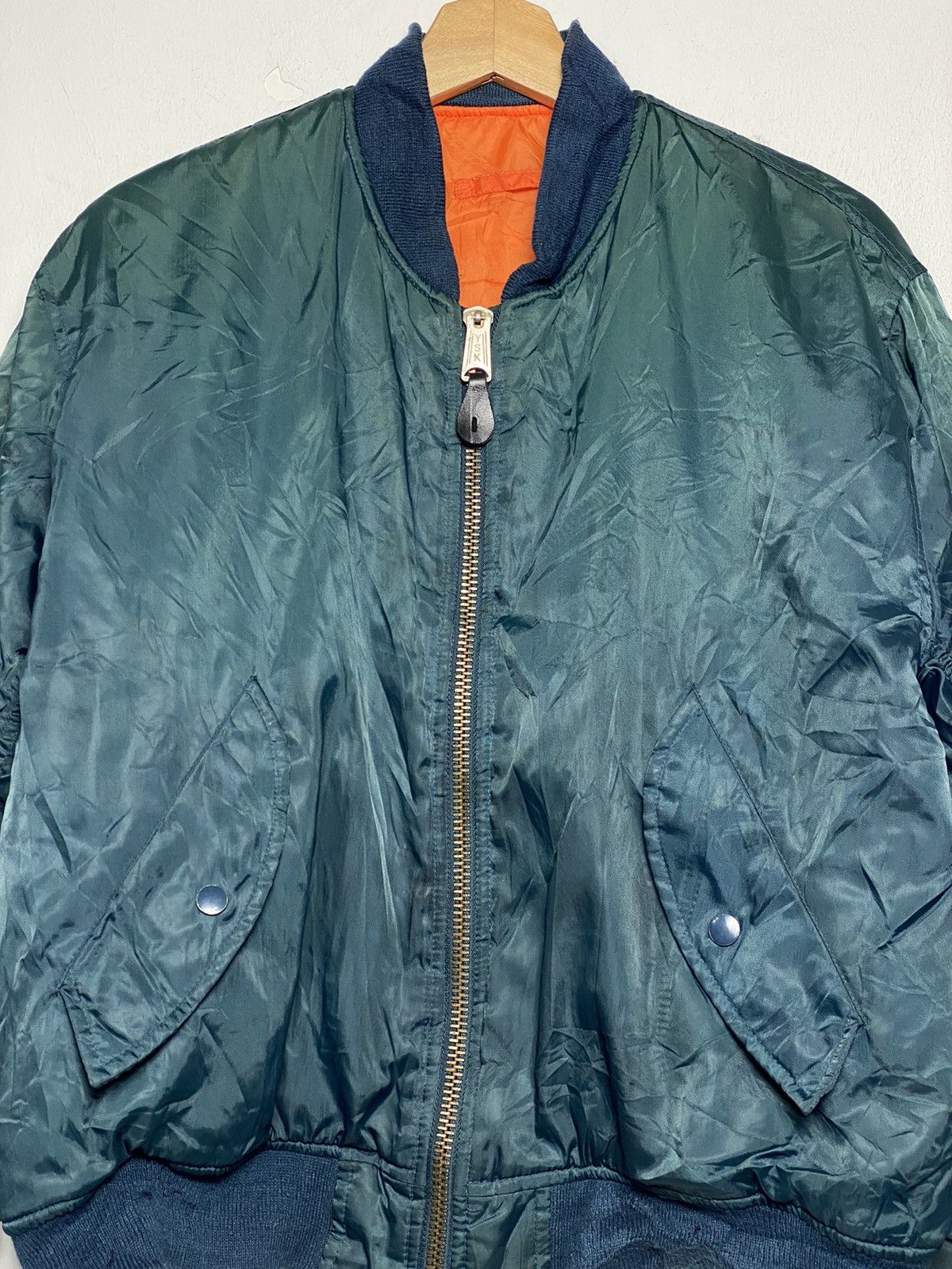 Japanese Brand × Vintage Vintage Flight Tactical Bomber Reversible Jacket Size US M / EU 48-50 / 2 - 3 Thumbnail