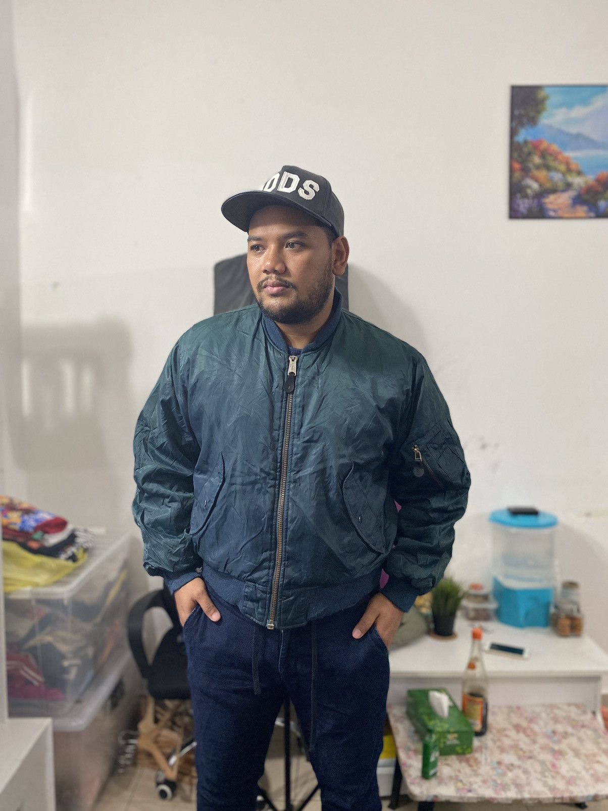 Japanese Brand × Vintage Vintage Flight Tactical Bomber Reversible Jacket Size US M / EU 48-50 / 2 - 7 Thumbnail