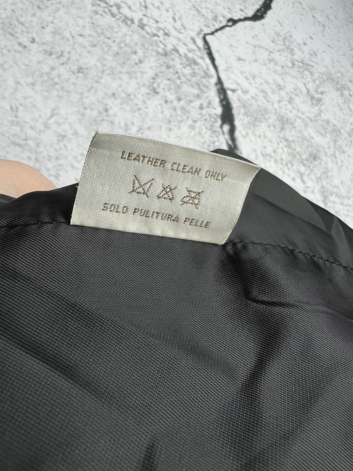 Other Vintage avant garde Italian designer leather jacket Size US L / EU 52-54 / 3 - 5 Thumbnail