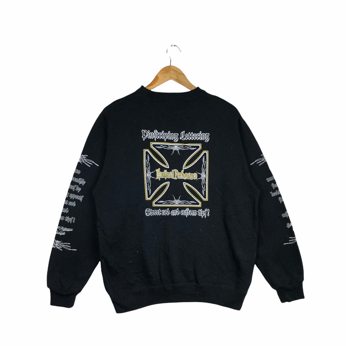 Vintage Vintage Modern label Motorcycle spirit sweatshirt casual Size US L / EU 52-54 / 3 - 3 Thumbnail