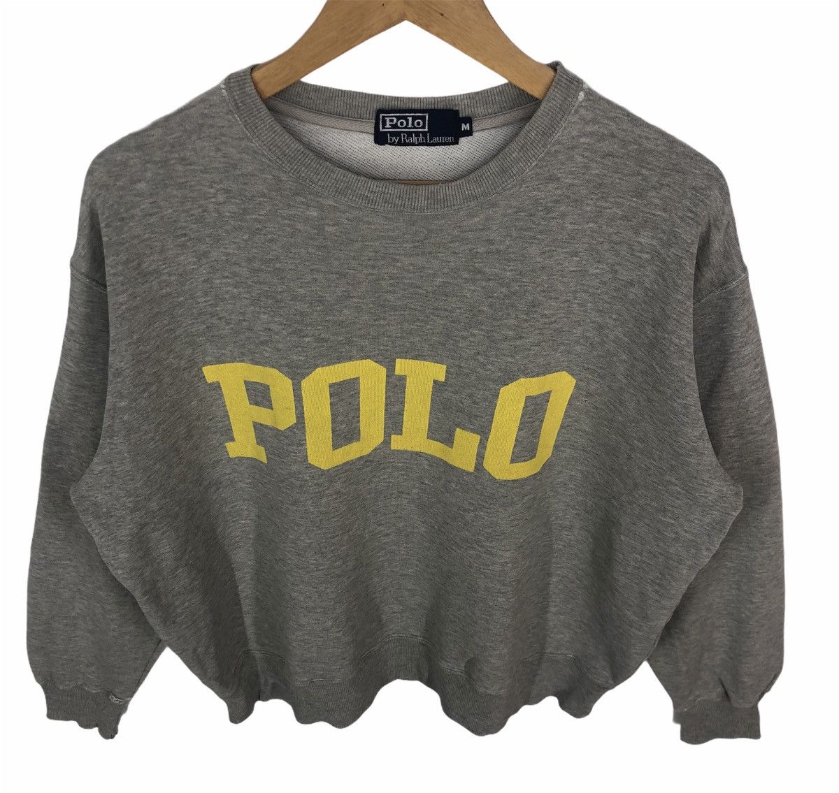 Polo Ralph Lauren Vintage POLO Ralph Lauren Spell Out Crewneck Sweatshirt Size US XL / EU 56 / 4 - 2 Thumbnail