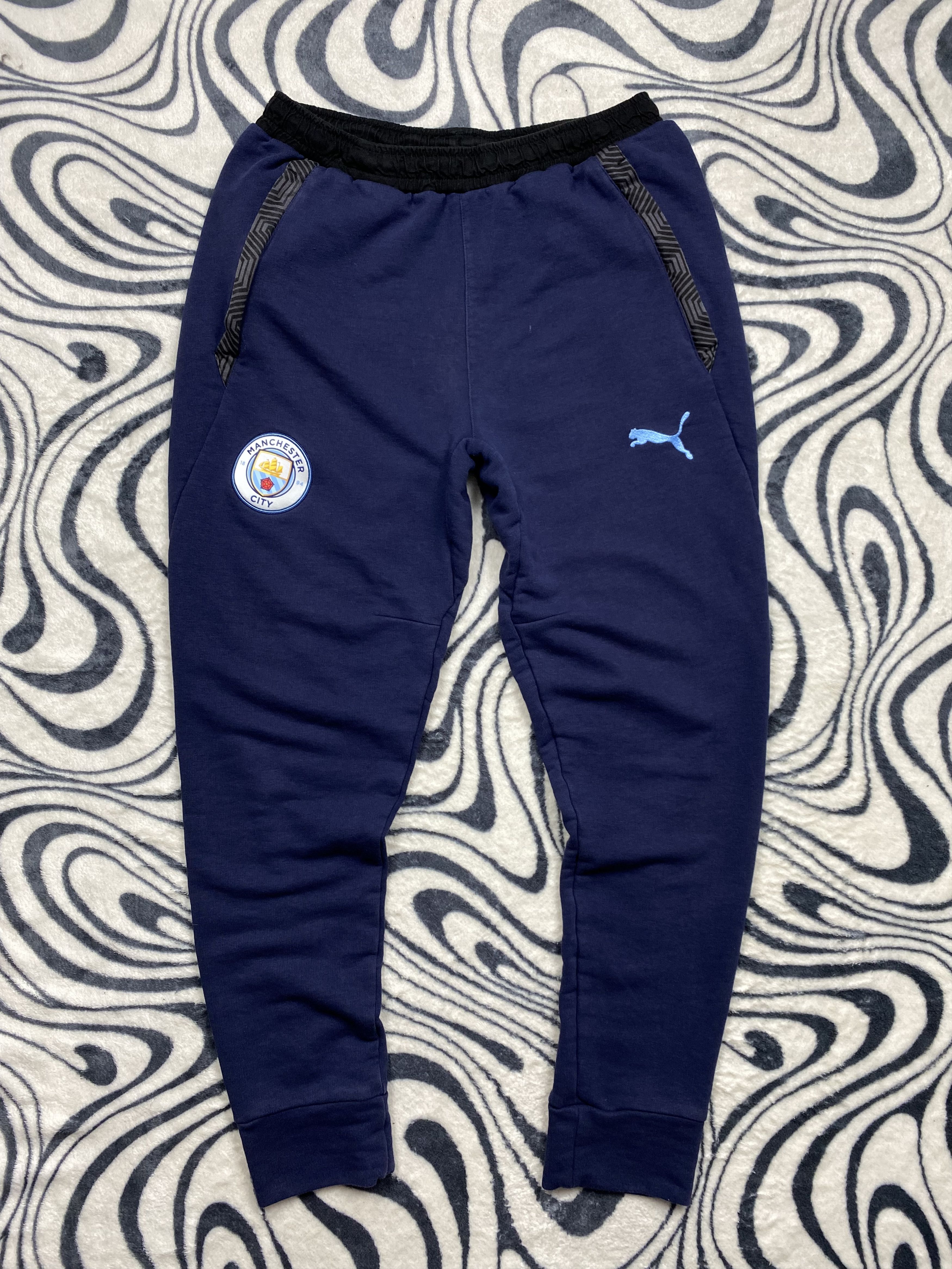 Puma Puma Manchester City Mens Cotton Pants Y2K Sweatpants Size US 32 / EU 48 - 1 Thumbnail