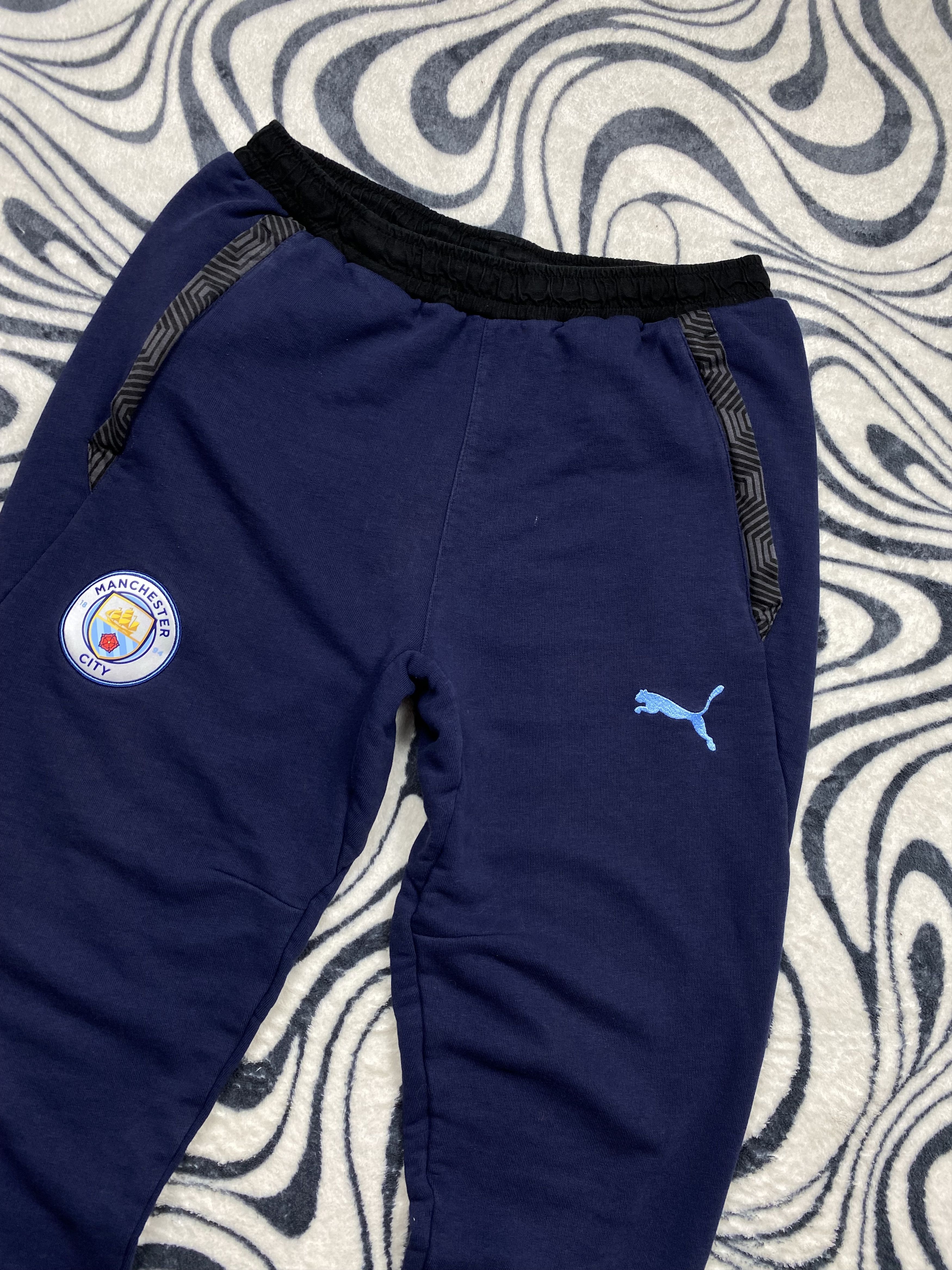 Puma Puma Manchester City Mens Cotton Pants Y2K Sweatpants Size US 32 / EU 48 - 2 Thumbnail