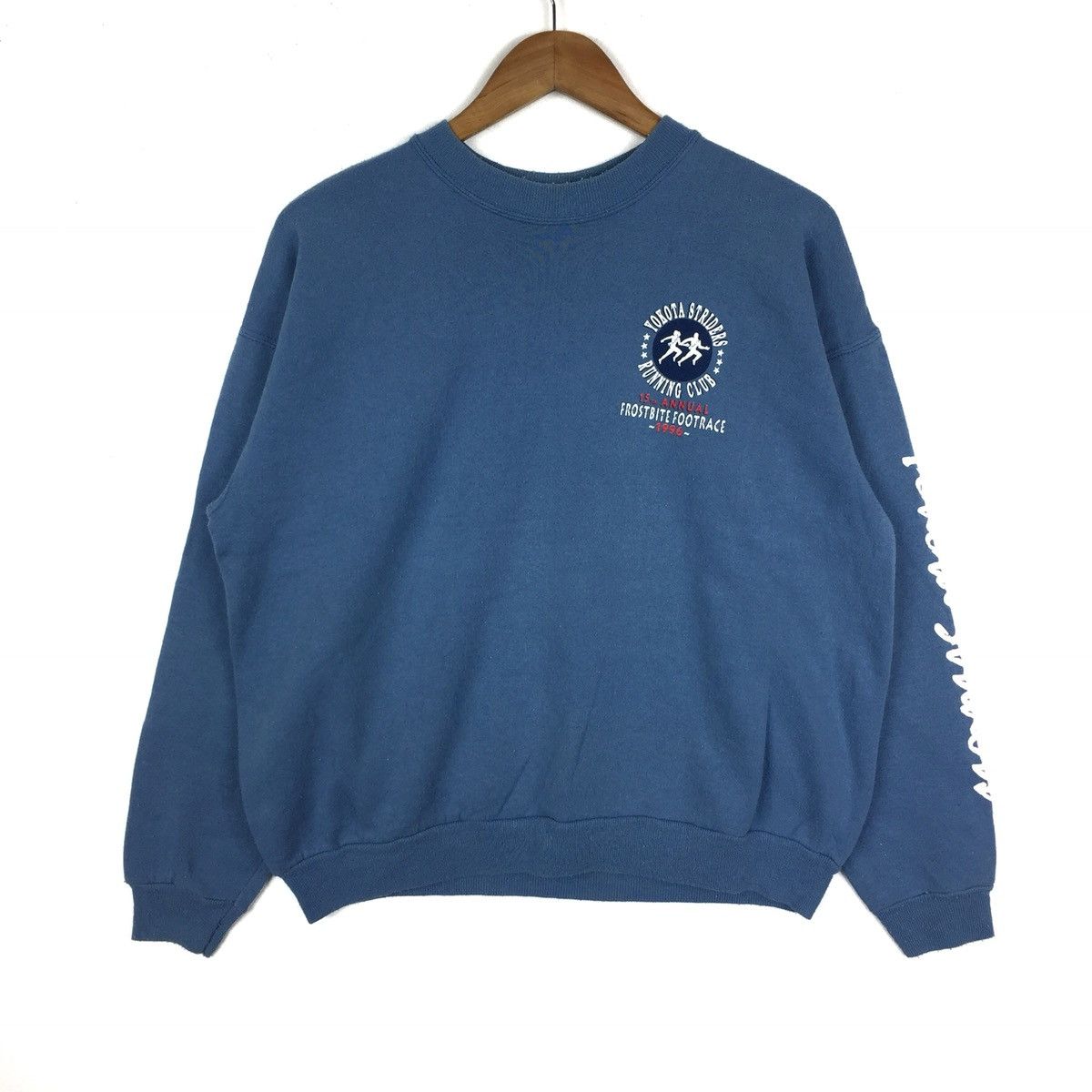 Vintage Vintage yokota striders Sweatshirt footrace jumper Size US L / EU 52-54 / 3 - 3 Thumbnail