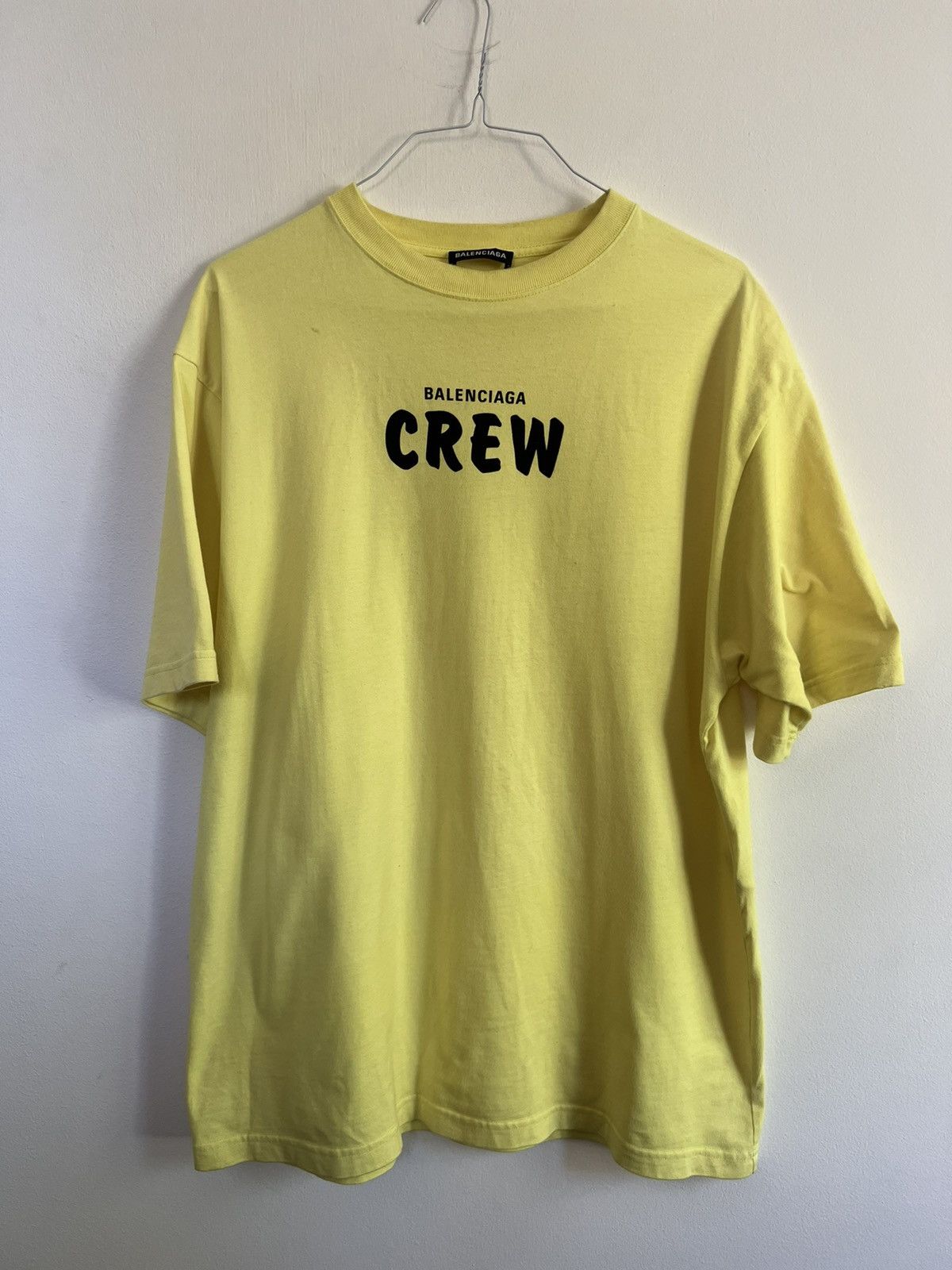 Balenciaga crew Logo TEE