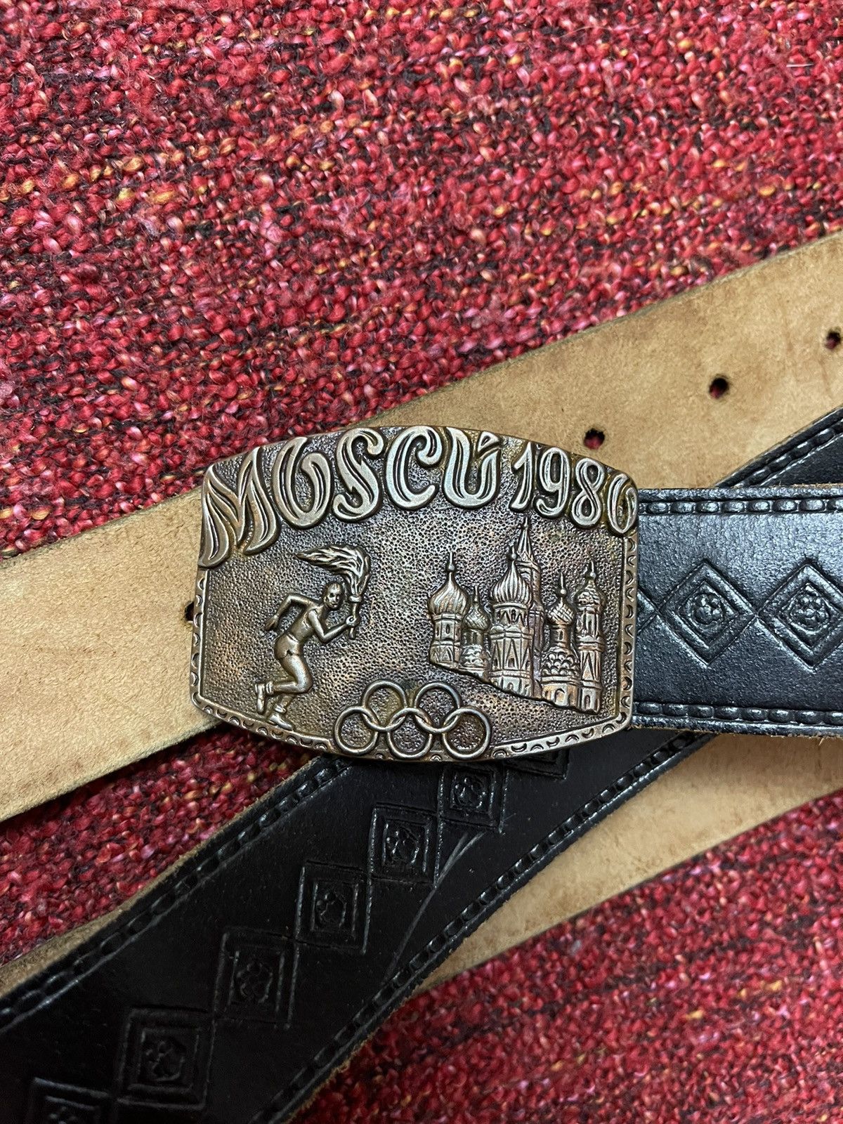 USA Olympics × Vintage Moscow Olympics 1980 rare vintage belt Size ONE SIZE - 2 Thumbnail