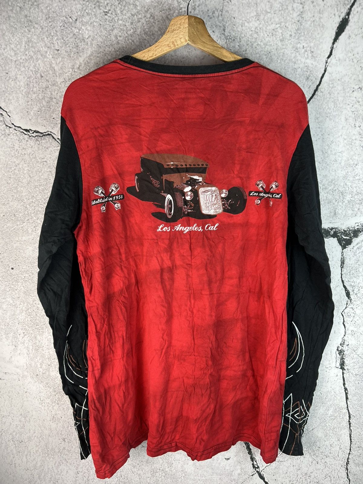 Christian Audigier Christian Audiger Vintage moto racing long sleeve Size US L / EU 52-54 / 3 - 2 Thumbnail
