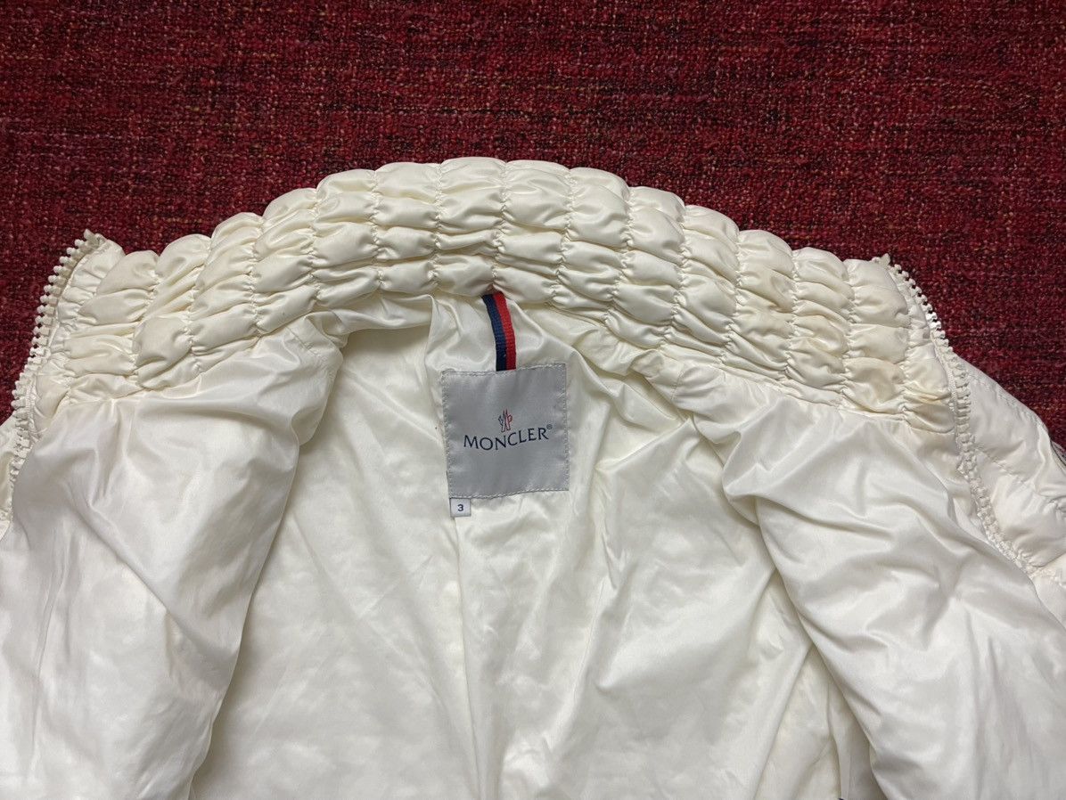Moncler Moncler white down jacket Size L / US 10 / IT 46 - 4 Thumbnail