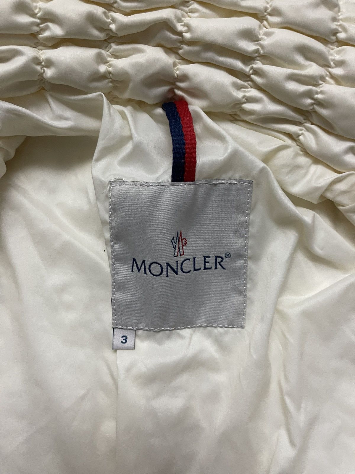 Moncler Moncler white down jacket Size L / US 10 / IT 46 - 5 Thumbnail