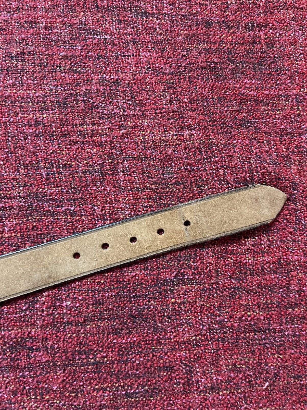 Diesel × Vintage Diesel y2k logo leather belt Size ONE SIZE - 9 Thumbnail