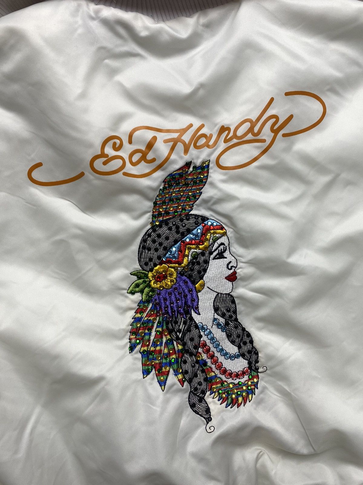 Ed Hardy Ed hardy womens bomber jacket Size ONE SIZE - 3 Thumbnail