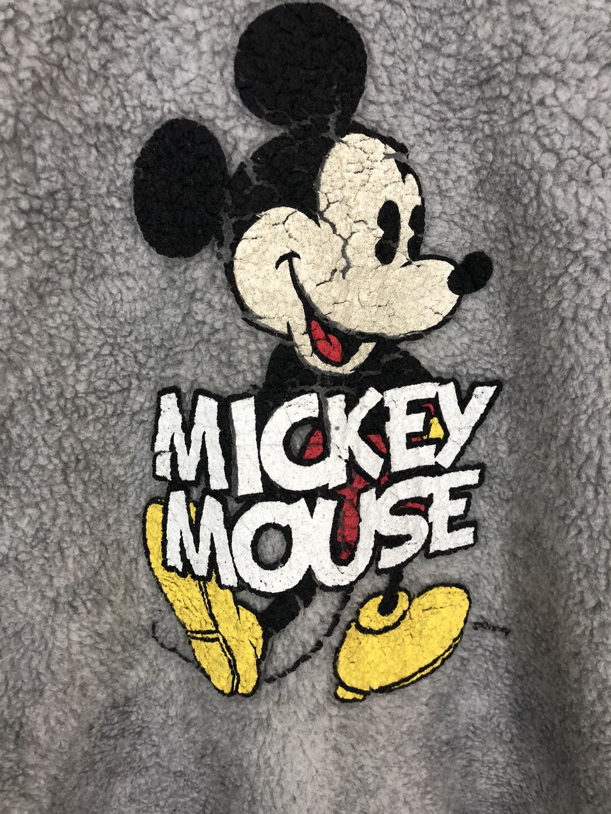 Disney × Japanese Brand × Mickey Mouse Mickey Mouse Fleece Crewneck Sweatshirt Size US XL / EU 56 / 4 - 4 Thumbnail