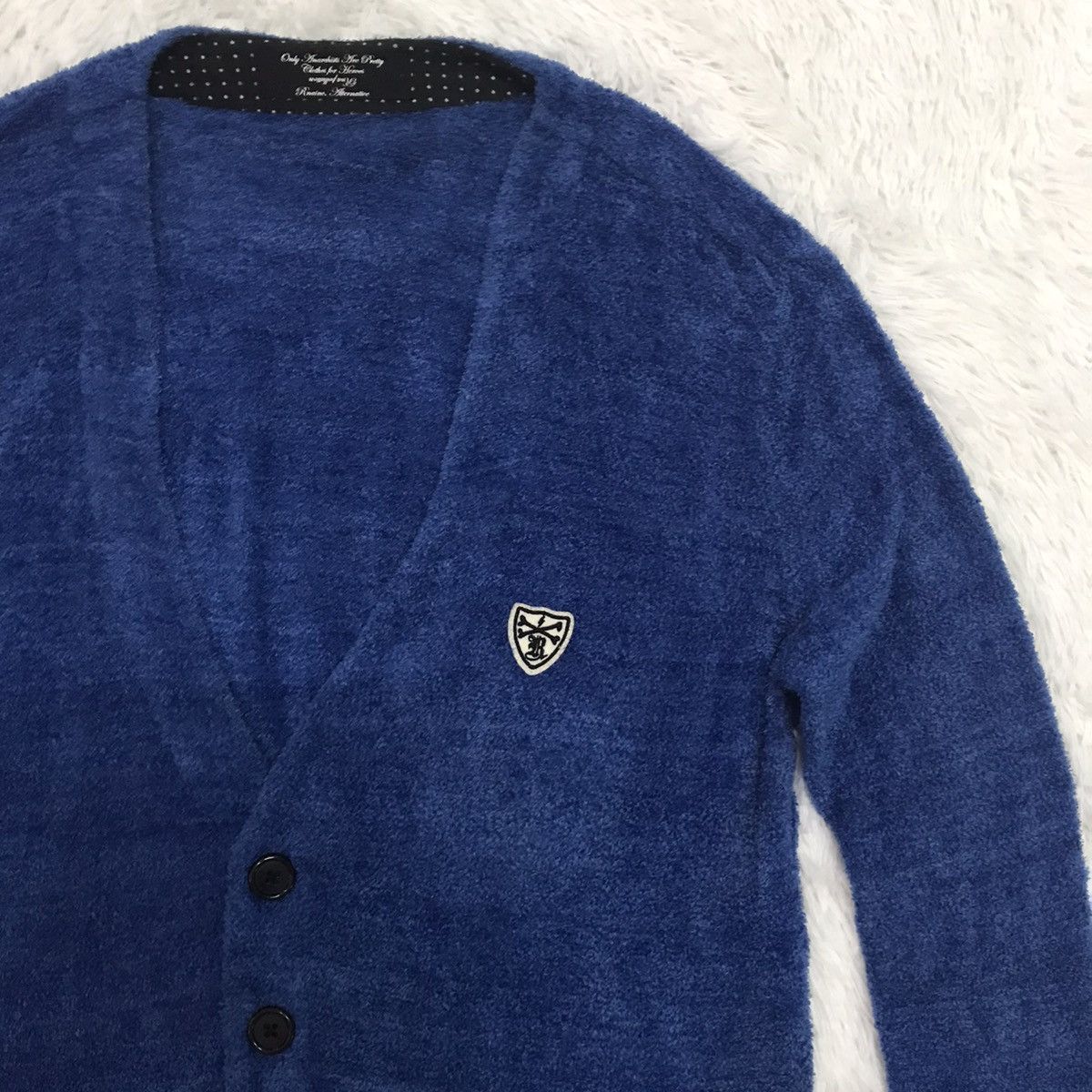 Japanese Brand RNA Inc Only Anarchists Are Pretty Sweater Cardigan Size US M / EU 48-50 / 2 - 5 Thumbnail