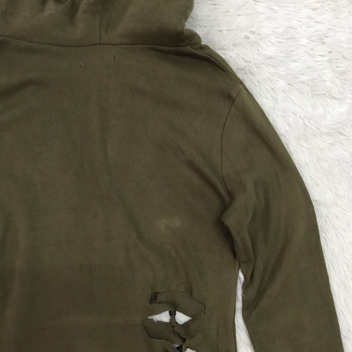 Japanese Brand Equdorp Cutting Distress Style Sweatshirt/Sweater Hoodie Size US L / EU 52-54 / 3 - 13 Thumbnail