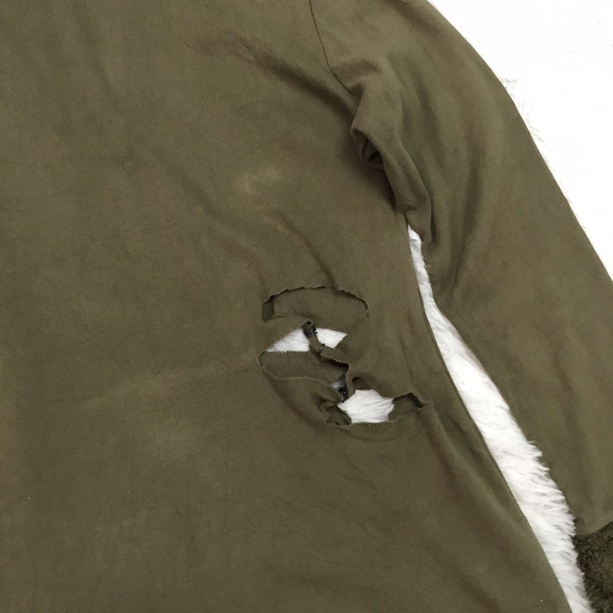 Japanese Brand Equdorp Cutting Distress Style Sweatshirt/Sweater Hoodie Size US L / EU 52-54 / 3 - 15 Thumbnail