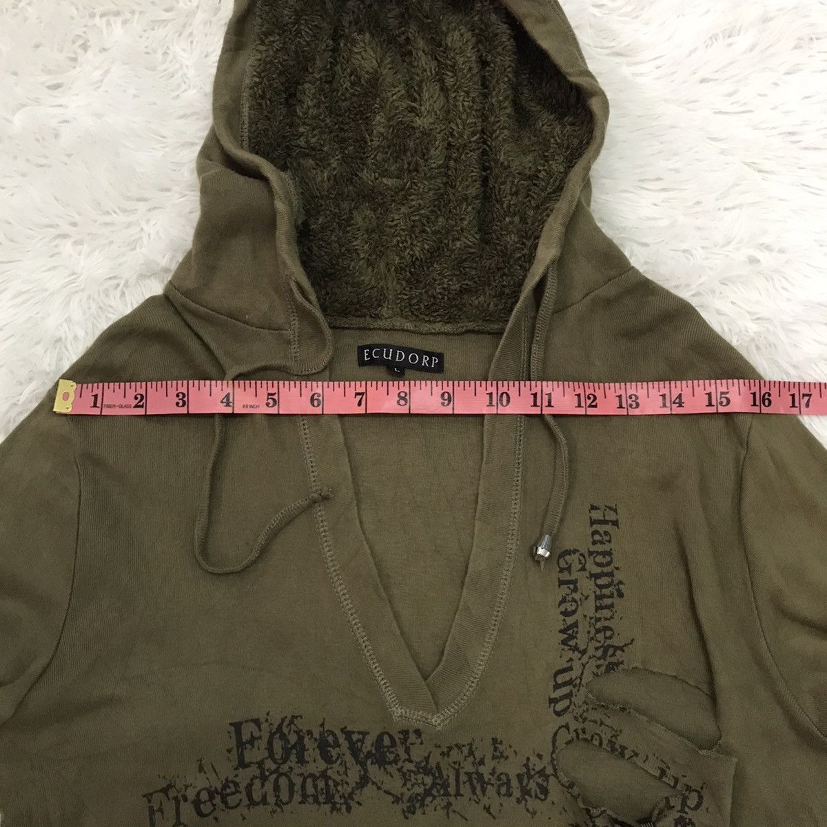 Japanese Brand Equdorp Cutting Distress Style Sweatshirt/Sweater Hoodie Size US L / EU 52-54 / 3 - 21 Thumbnail