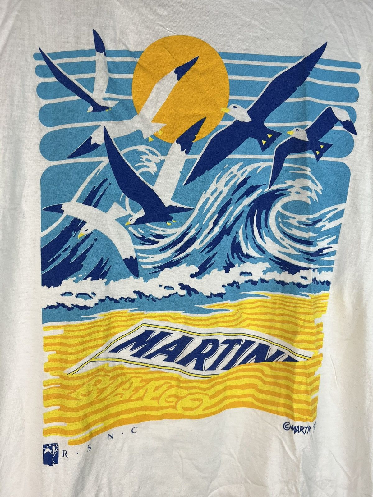 Vintage Vintage Martini rare 1991 90s alcohol tshirt Size US M / EU 48-50 / 2 - 3 Thumbnail