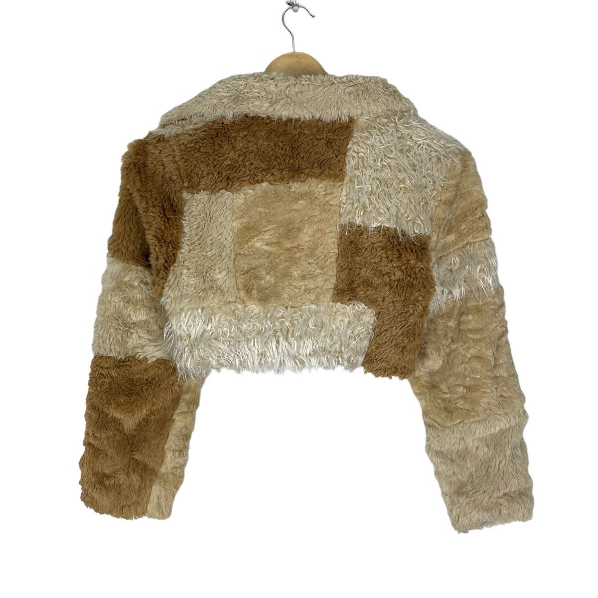 Issey Miyake ⚡️SUNAO KUWAHARA ISSEY MIYAKE FAUX FUR CROPPED JACKET Size M / US 6-8 / IT 42-44 - 6 Thumbnail