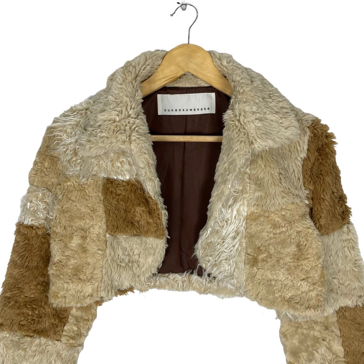 Issey Miyake ⚡️SUNAO KUWAHARA ISSEY MIYAKE FAUX FUR CROPPED JACKET Size M / US 6-8 / IT 42-44 - 2 Thumbnail